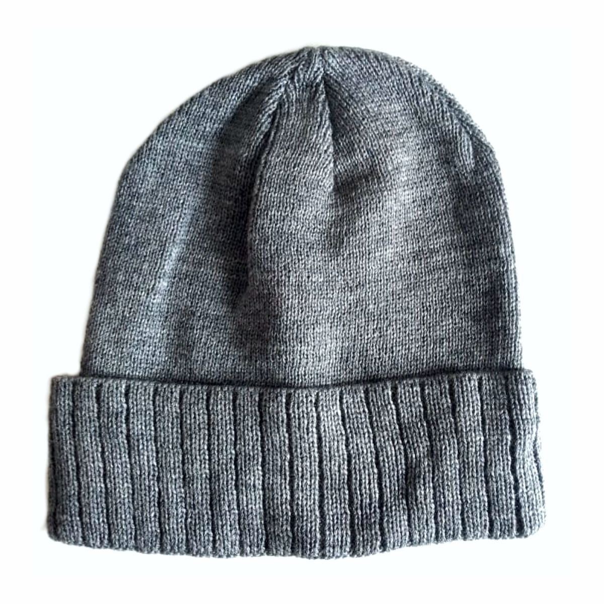 Gorro Complementos tejido fino liso acanalado para hombre