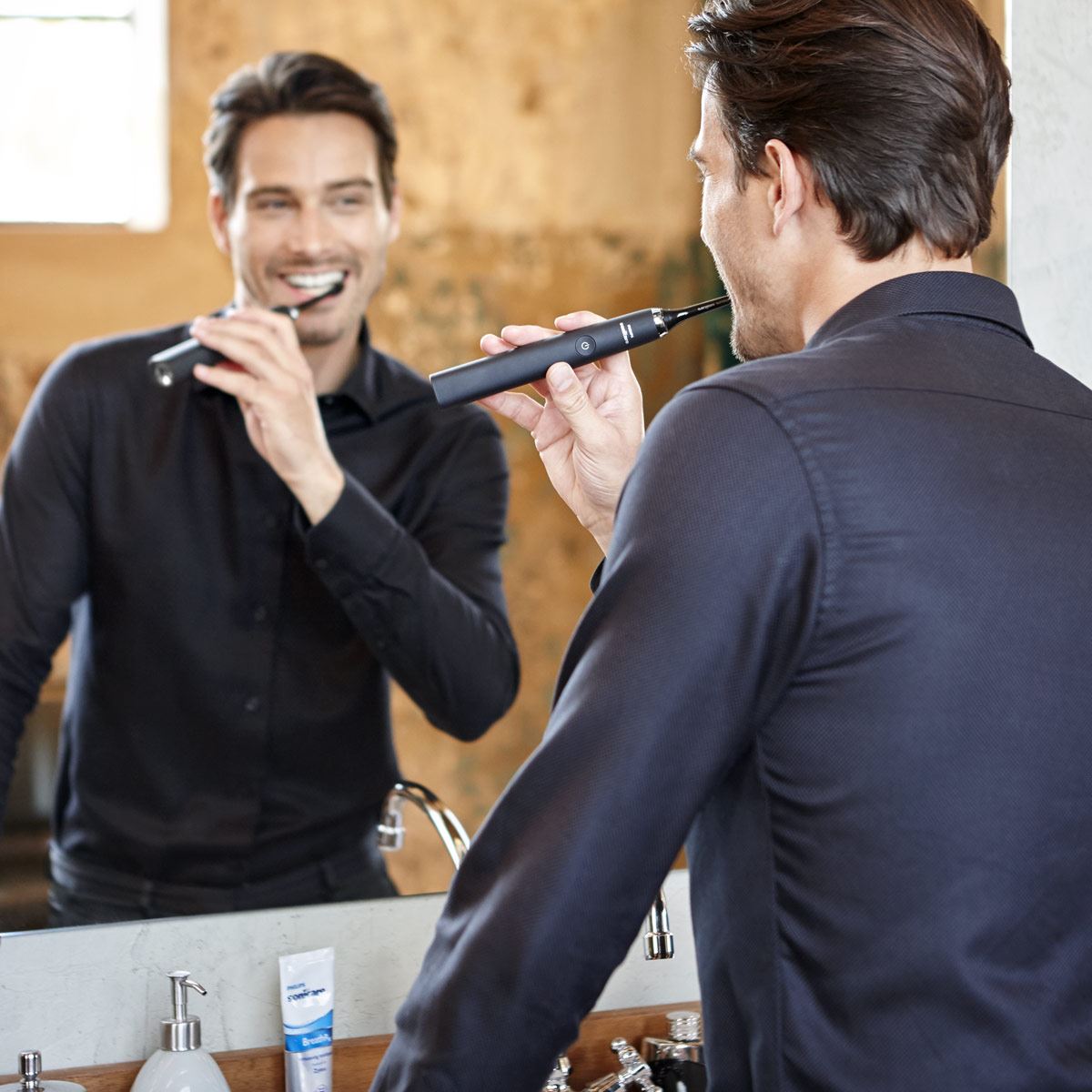 Cepillo Dental Eléctrico Diamondclean Sonicare Negro Philips