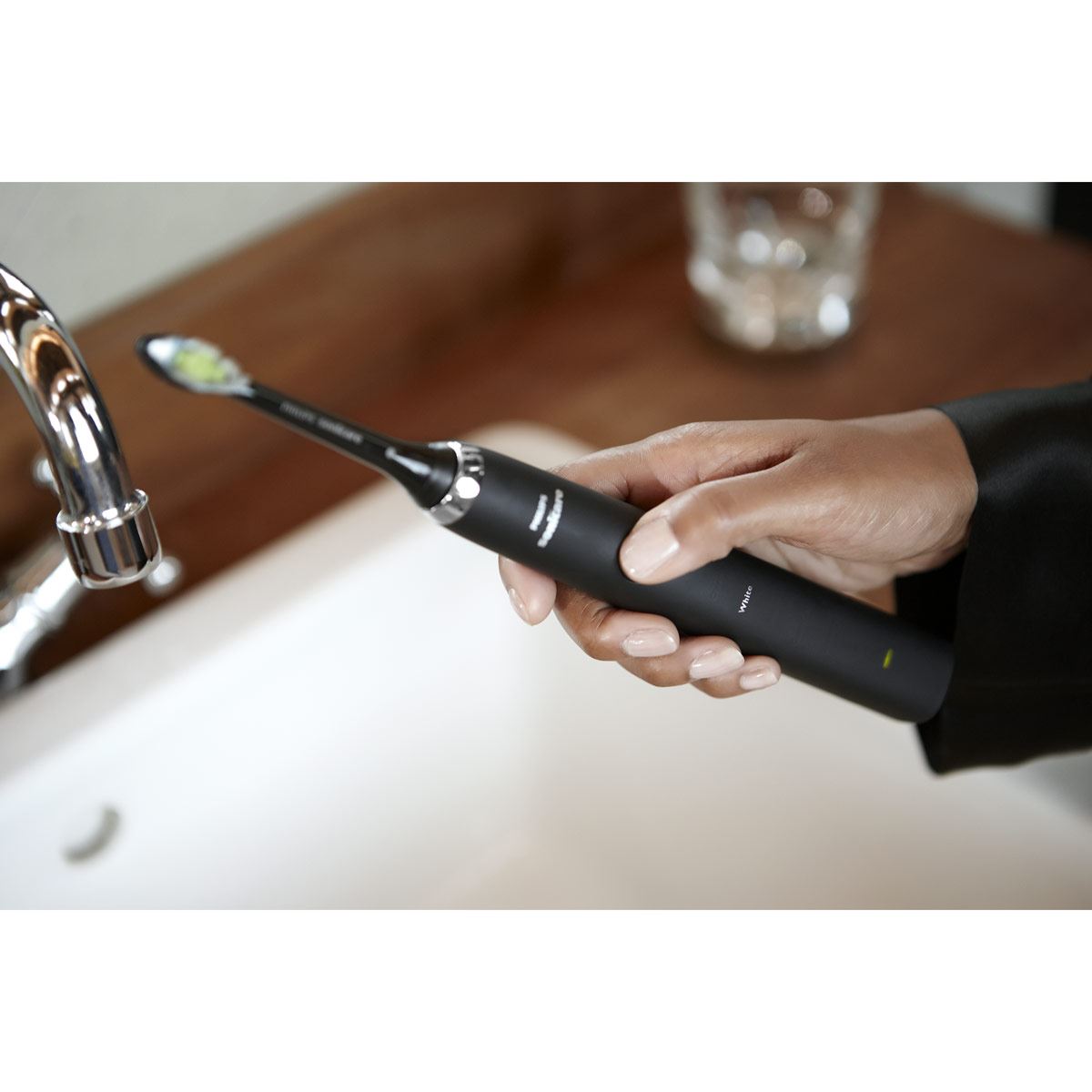 Cepillo Dental Eléctrico Diamondclean Sonicare Negro Philips