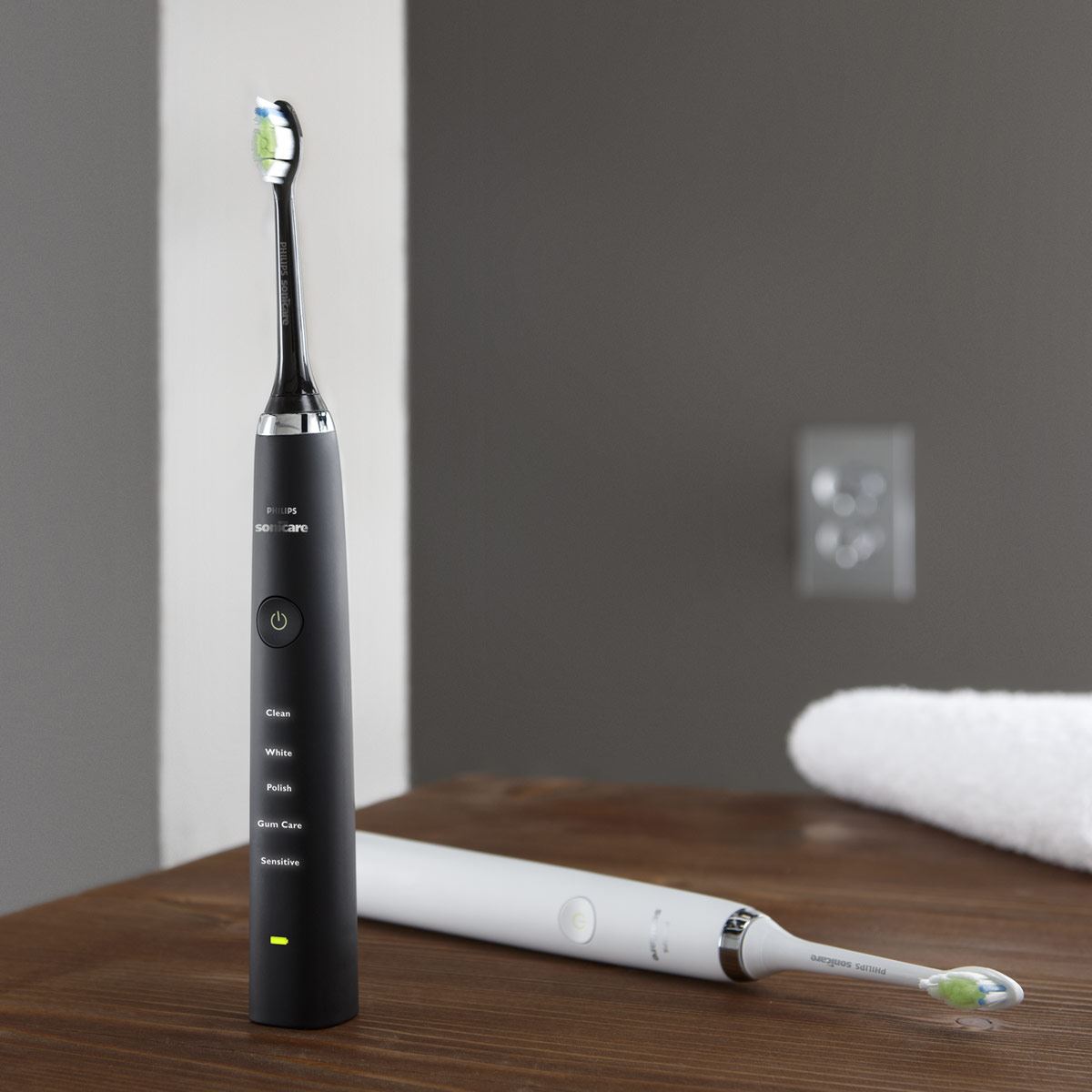 Cepillo Dental Eléctrico Diamondclean Sonicare Negro Philips