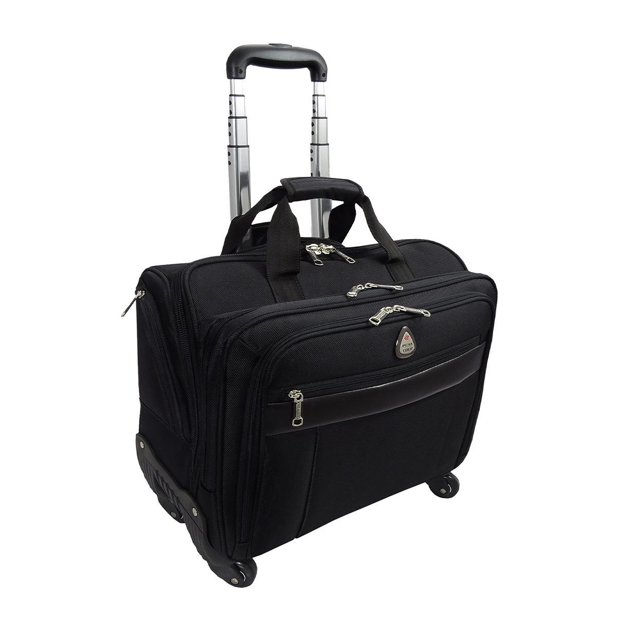 Portafolio Porta Laptop con ruedas color Negro