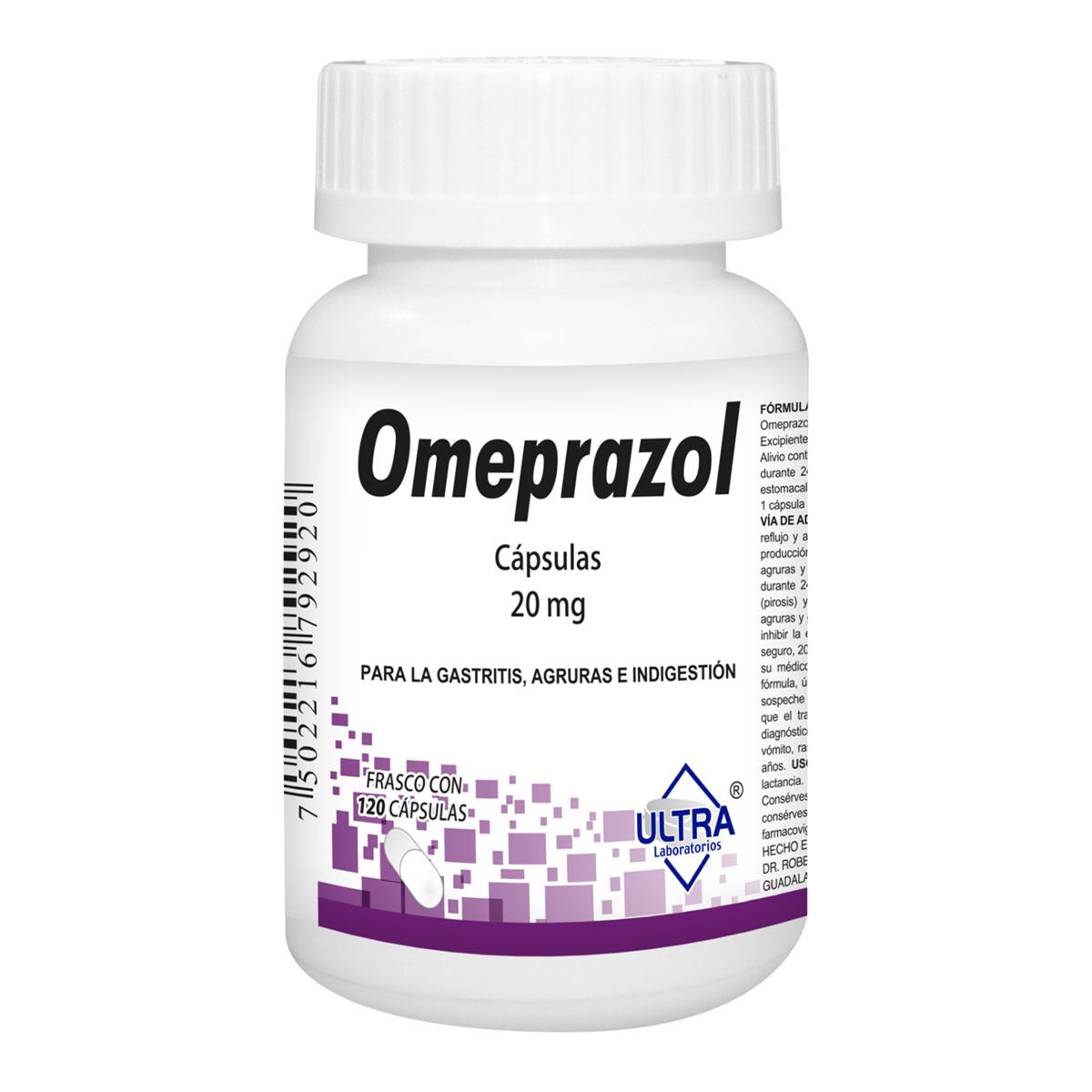 Omeprazol 20 mg 120 caps lgen