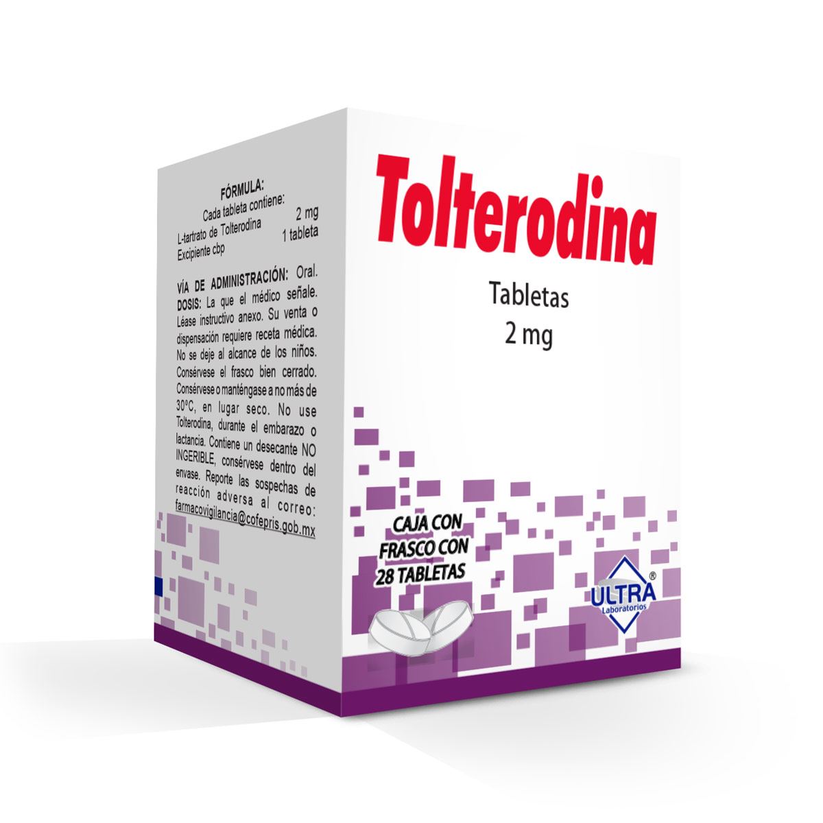 TOLTERODINA 2 MG FCO 28 TAB    LGEN