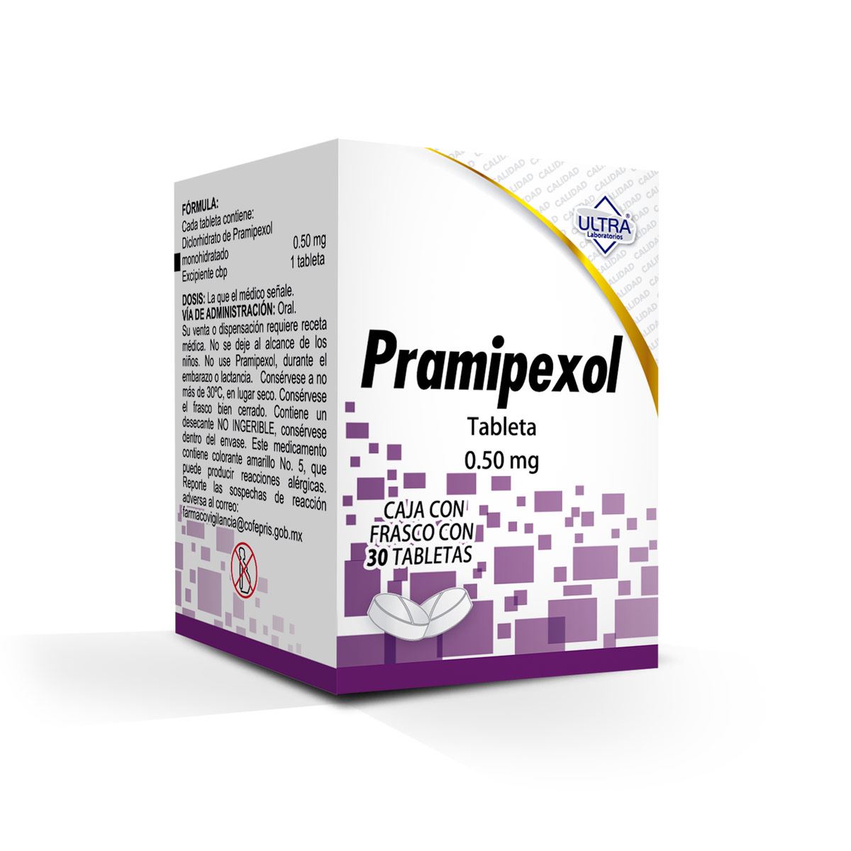 PRAMPEXOL 0.50 MG TAB 30       LGEN