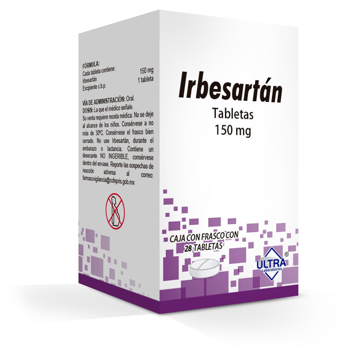 IRBESARTAN 150 MG TAB 28       LGEN