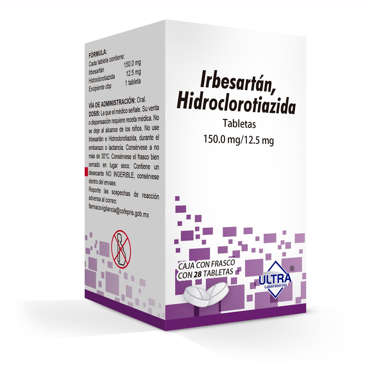 IBERSA/HIDRO 150/12.5MG 28 TAB LGEN