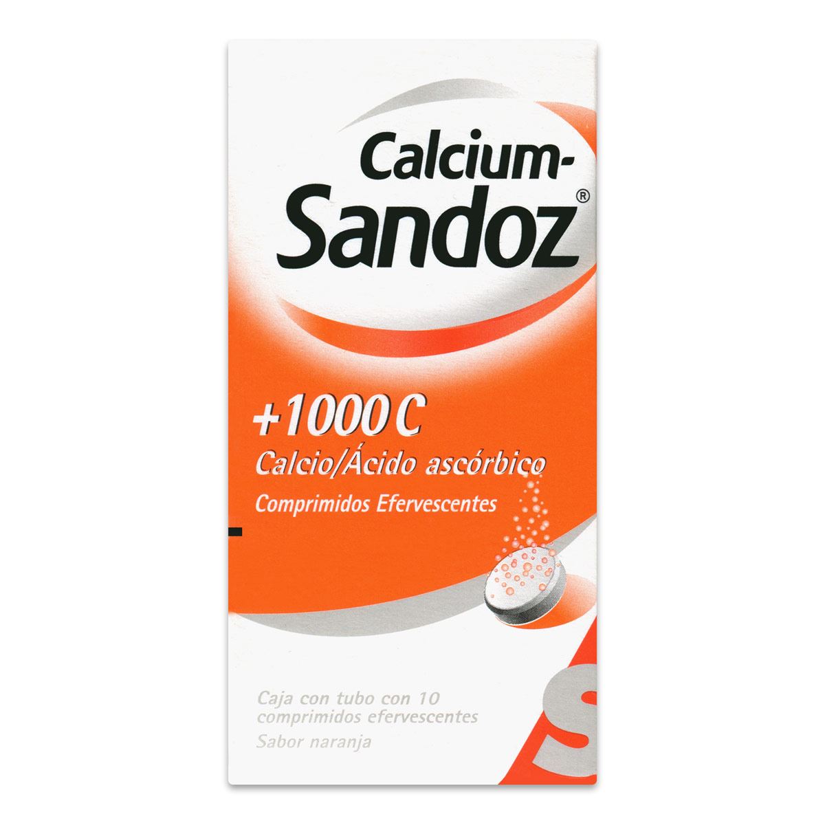 Calcium sandoz 260 / 1000mg cpr 10