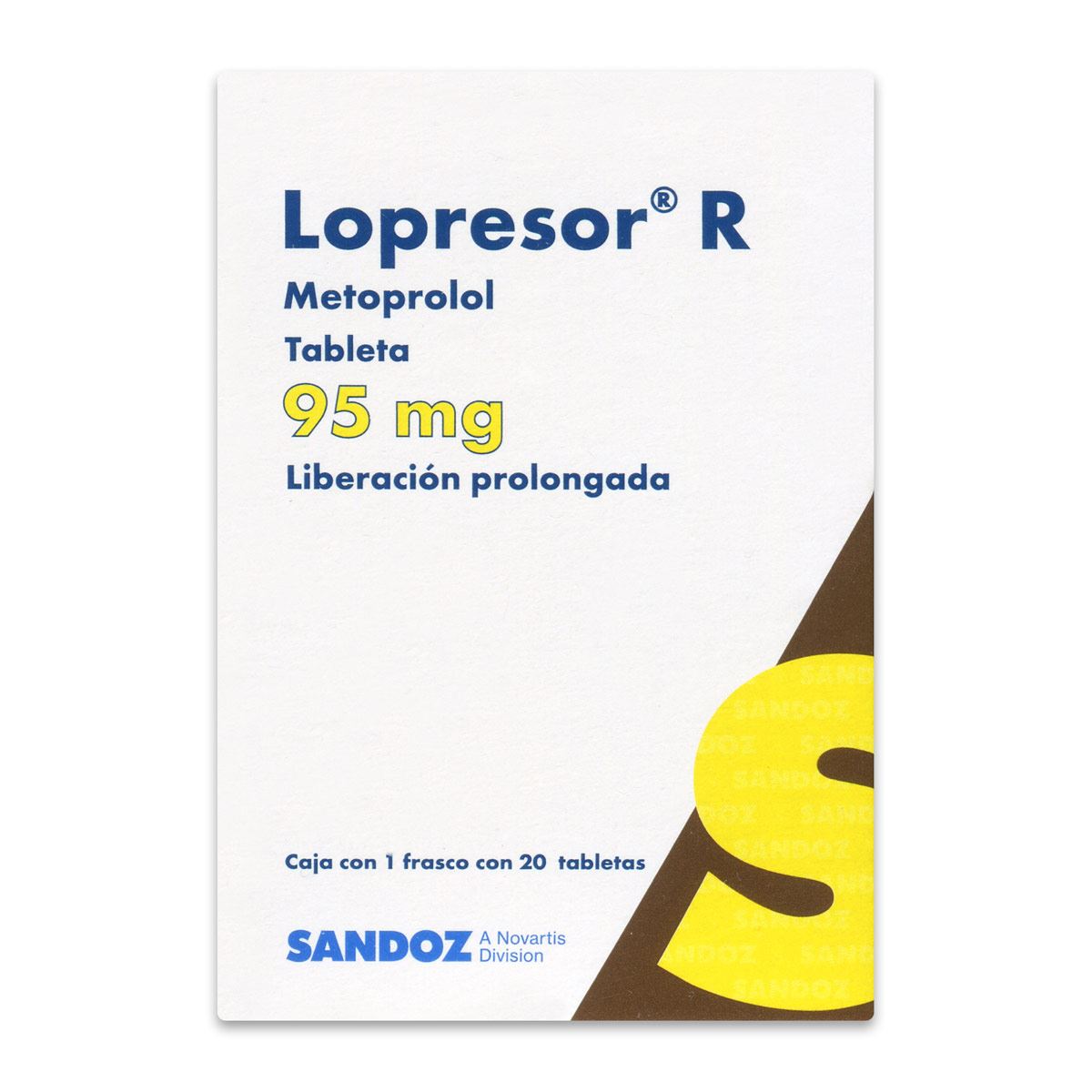 Lopresor-R 95 Mg Tab 20