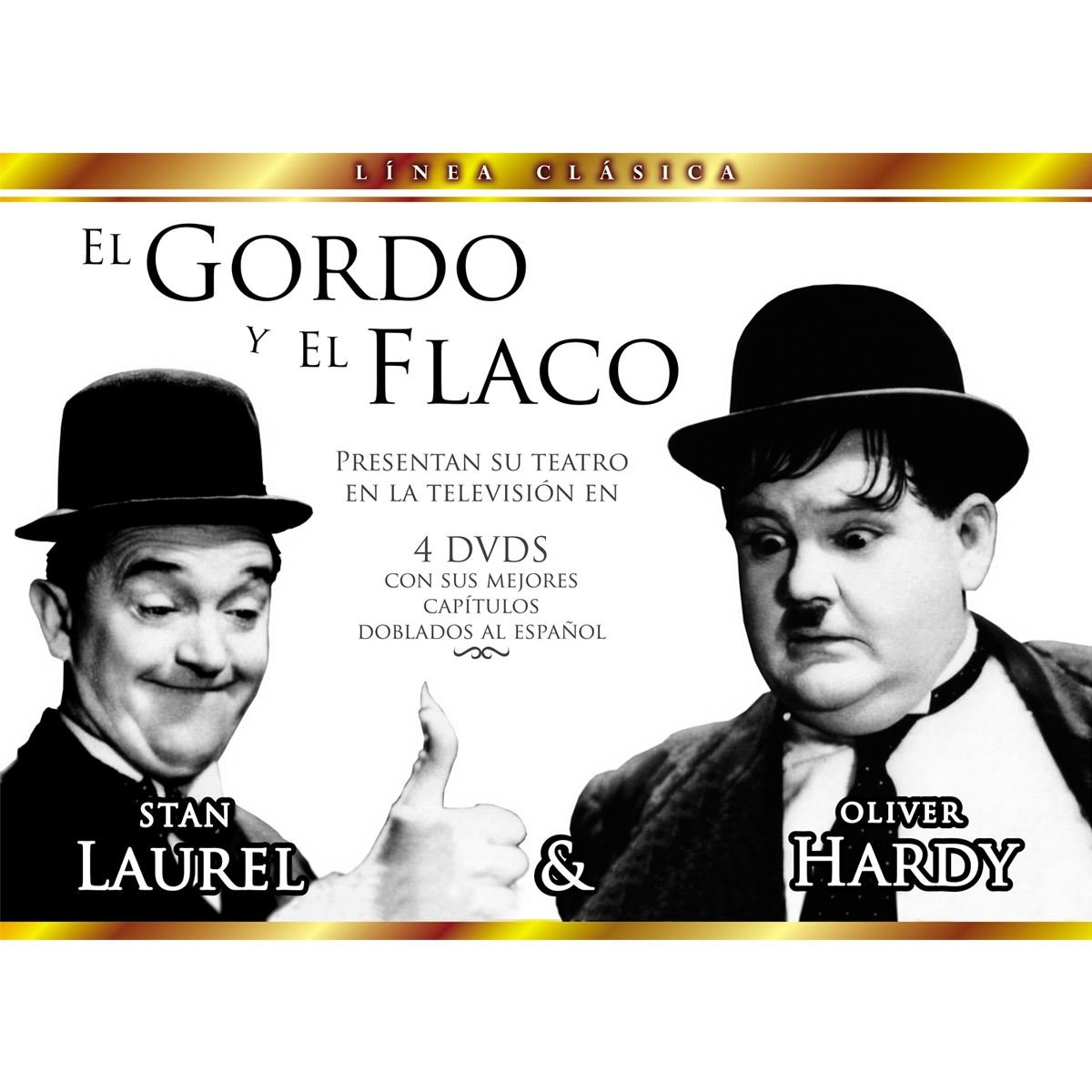 DVD Paquete El Gordo y El Flaco/4Dv