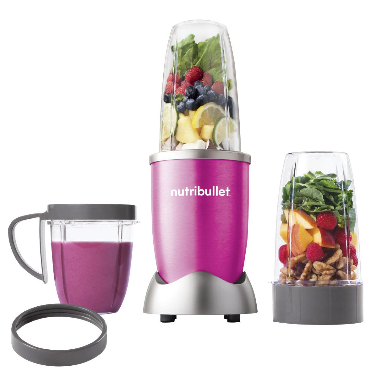 Nutribullet Rosa 5 Acc mas Kit De Vasos