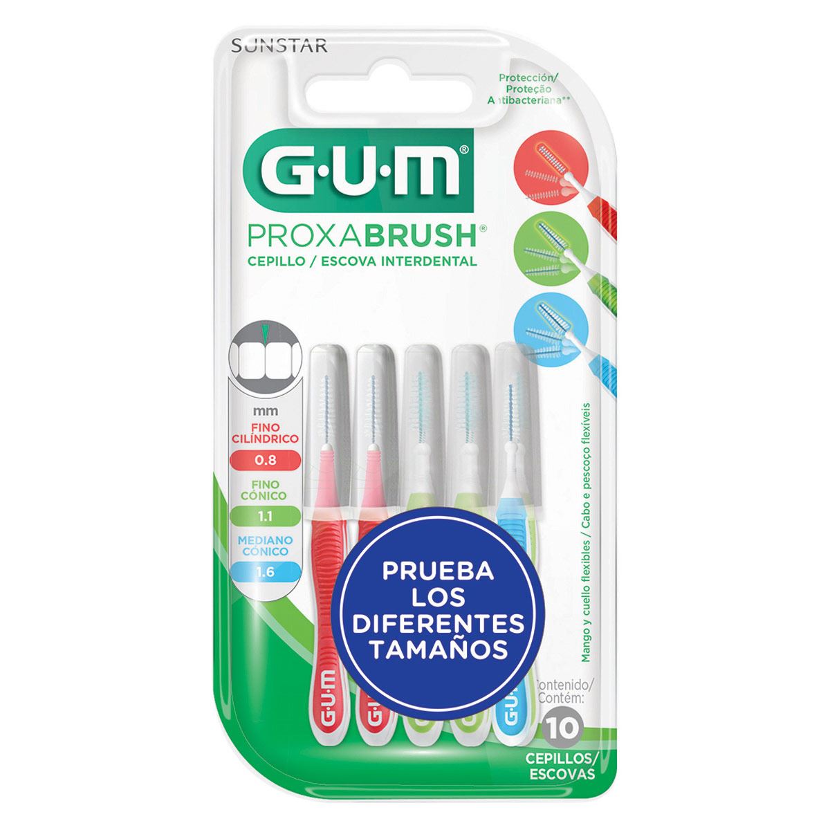 Cepillo interdental Proxabrush®  10pzs.  - GUM®