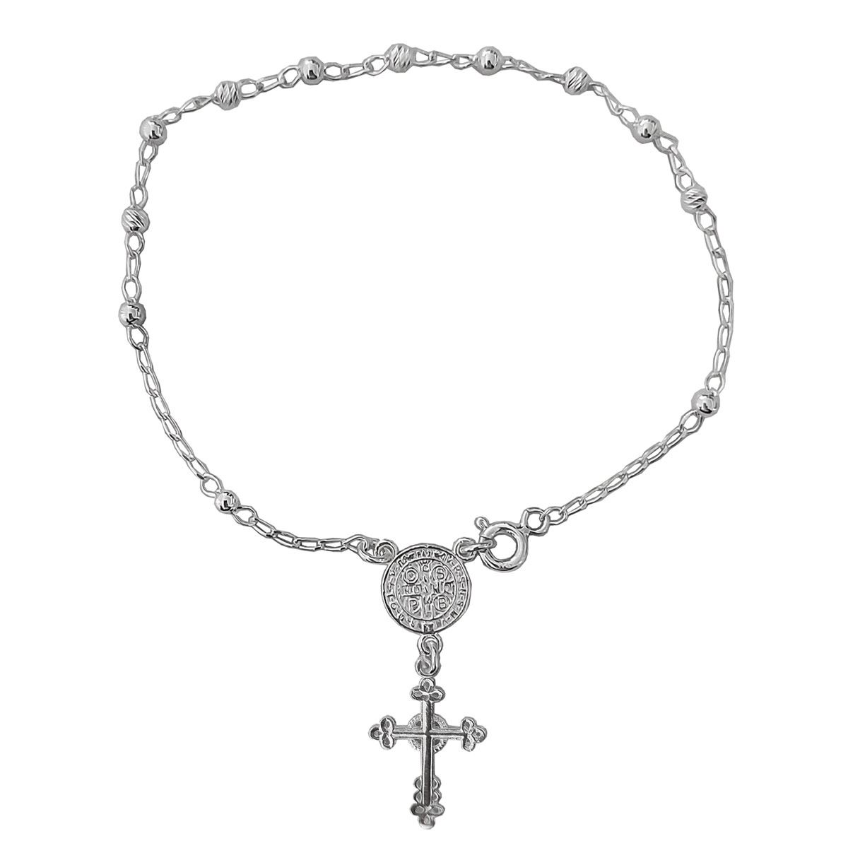 Denario Cruz Y San Benito Plata .925