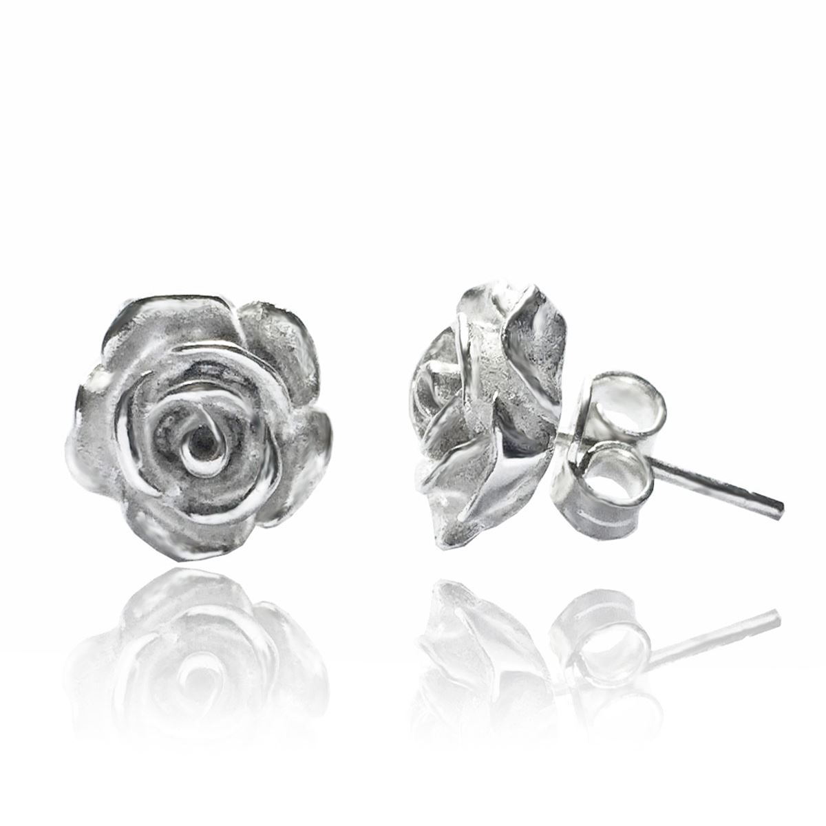 Aretes Rosas Clásicas