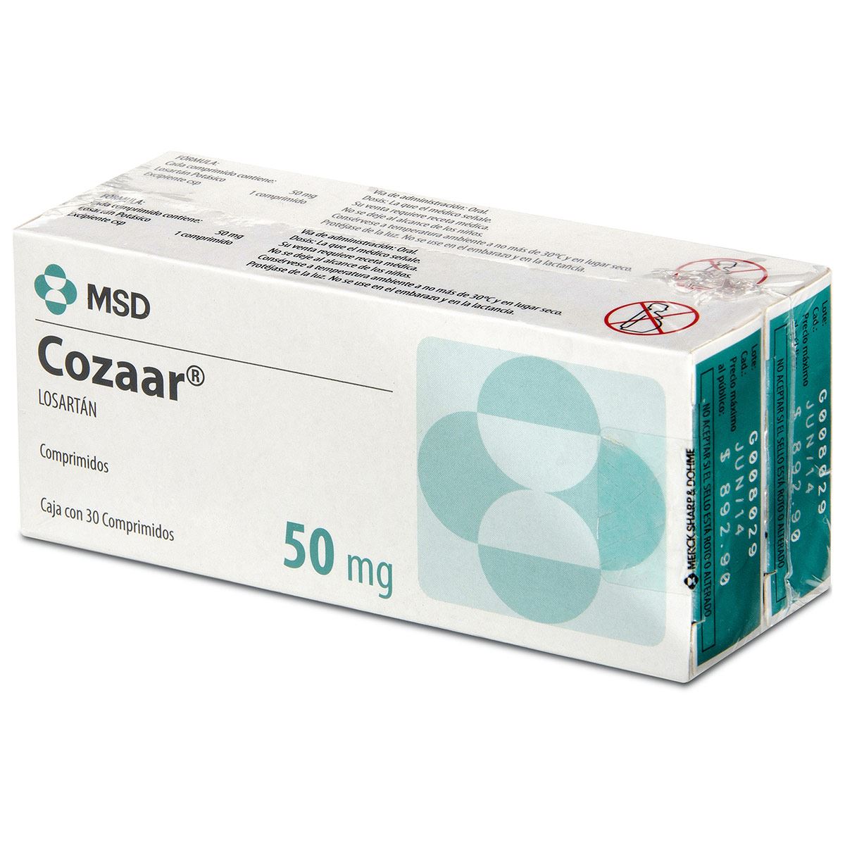 COZAAR T 30 50MG 2X1