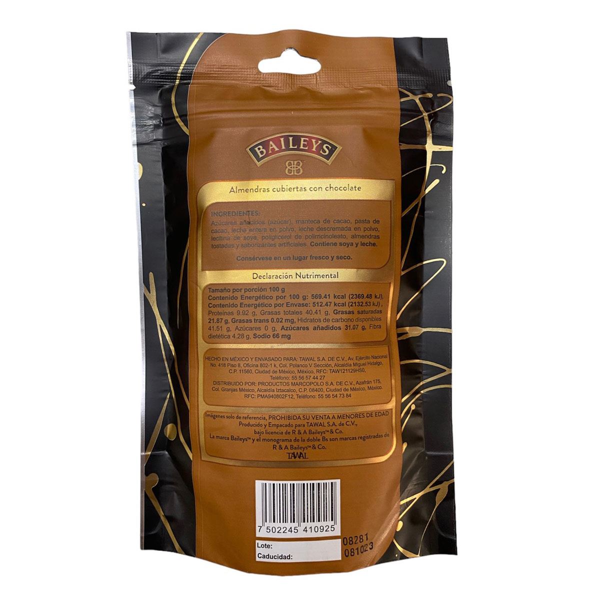 Baileys Almendras con Chocolate 90gr