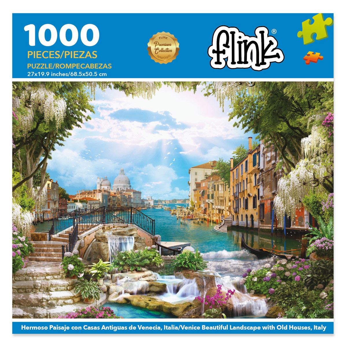 Rompecabezas 1000 piezas Paisaje Casas Antiguas Venecia Italia