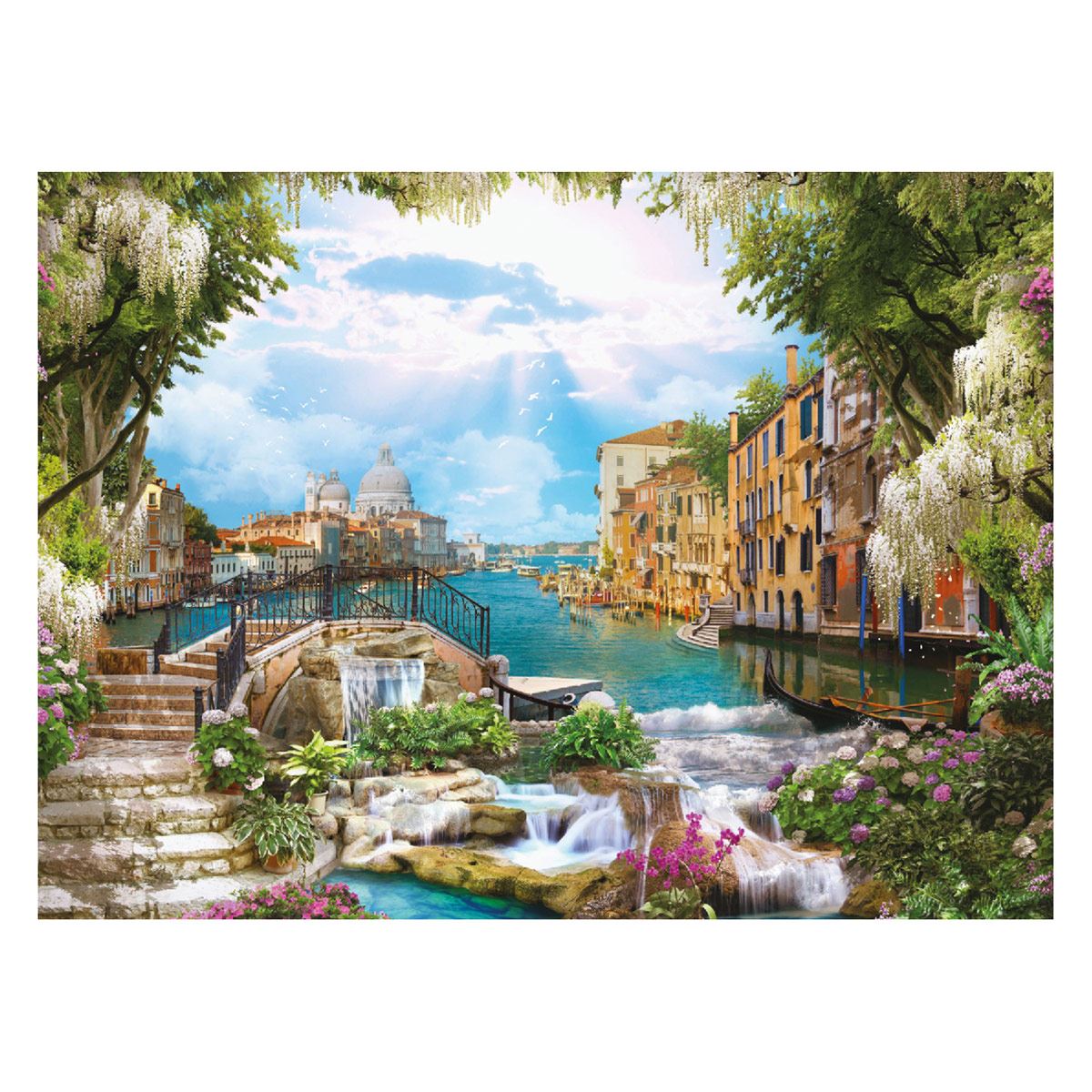 Rompecabezas 1000 piezas Paisaje Casas Antiguas Venecia Italia