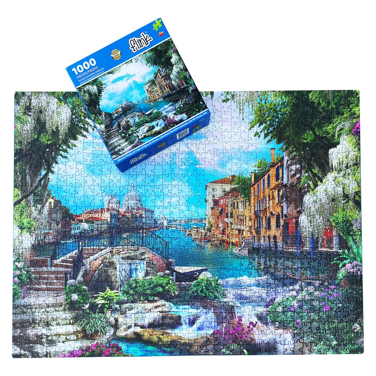 Rompecabezas 1000 piezas Paisaje Casas Antiguas Venecia Italia