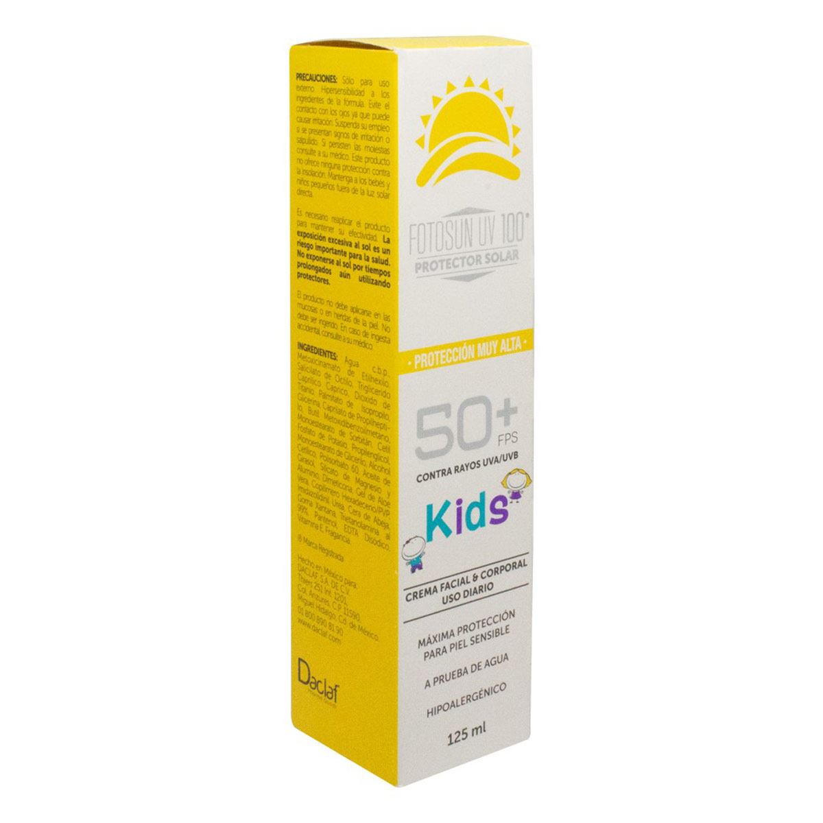 Fotosun UV 100 Kids para niños 125 ml