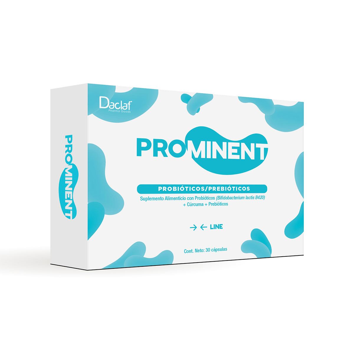 Prominent Line Probióticos Cajilla Con 3o Caps