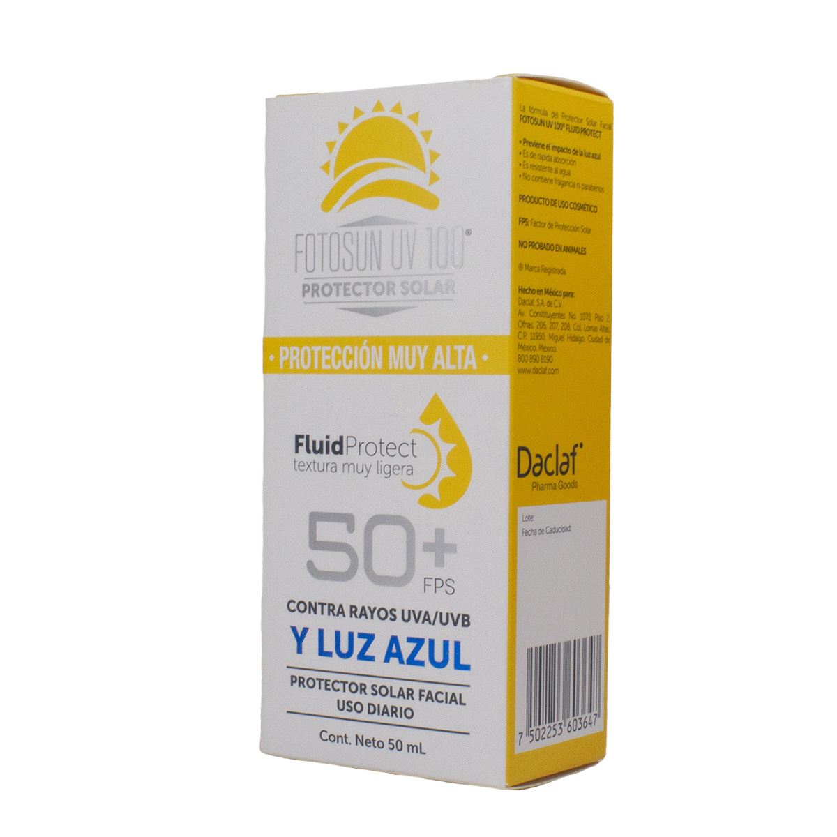 Protector Solar Fluid Protect FPS 50+ Fotosun UV 100