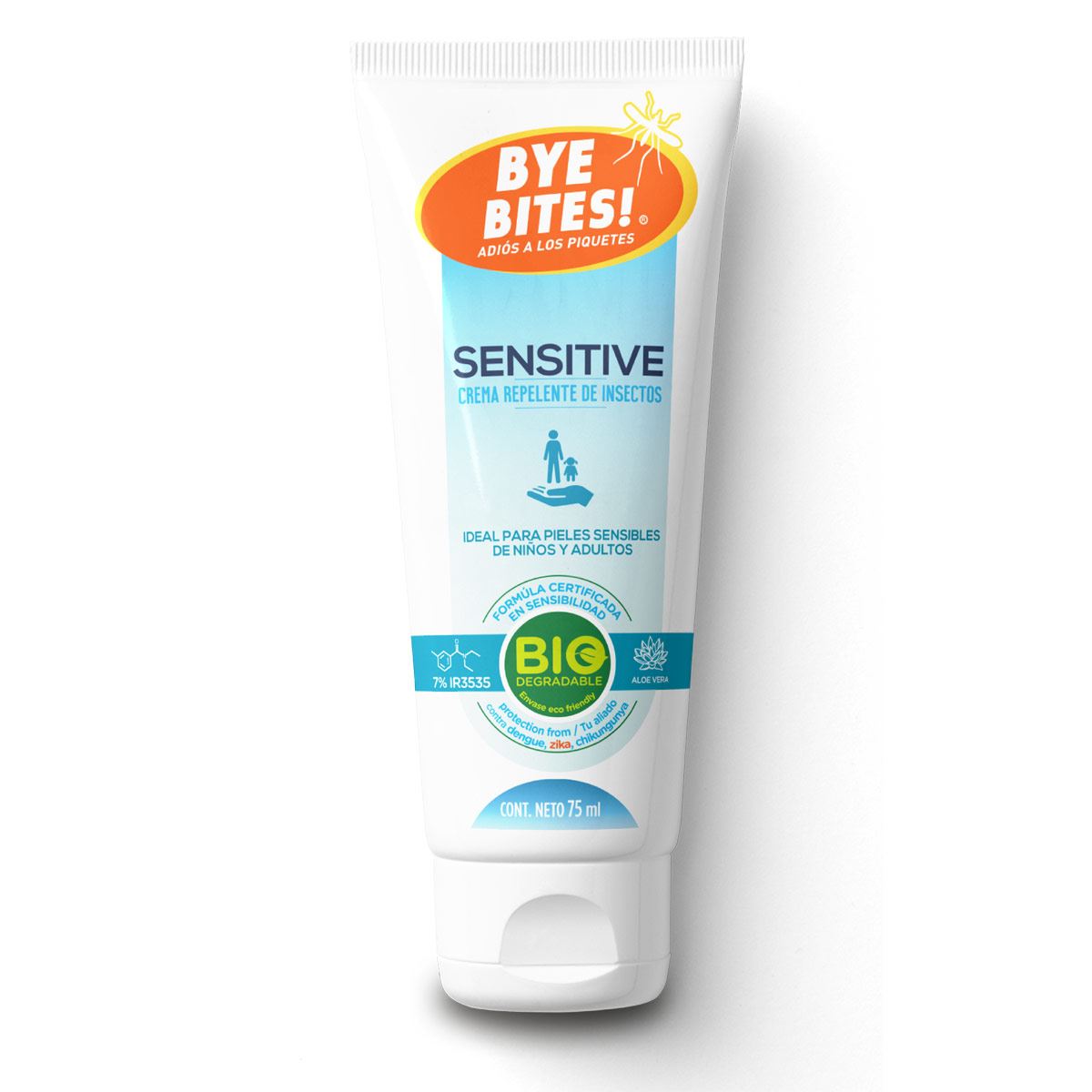 Crema Repelente de Insectos ByeBites Tubo 75 Mg.