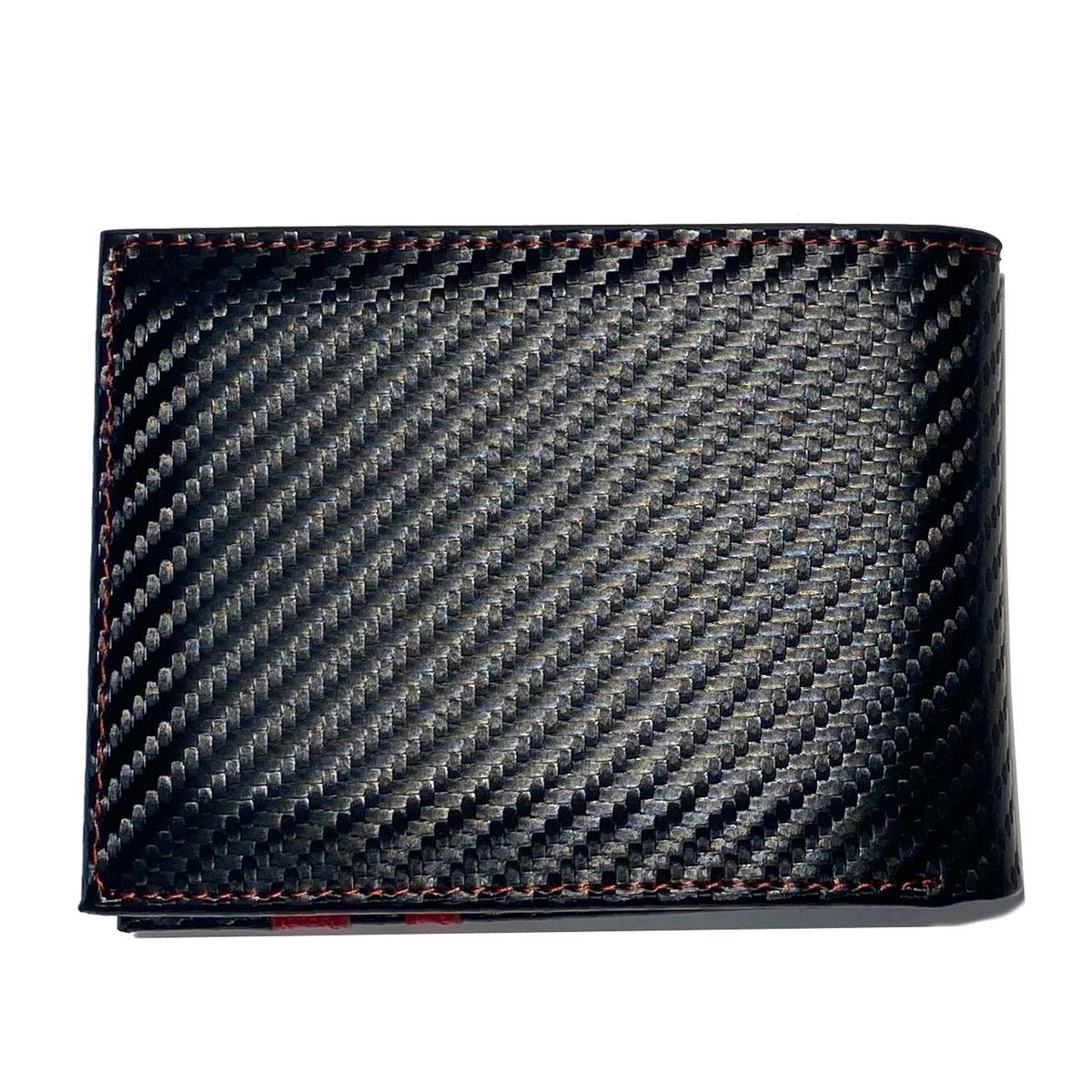 Cartera bifold shield Ducati acabado de fibra de carbono