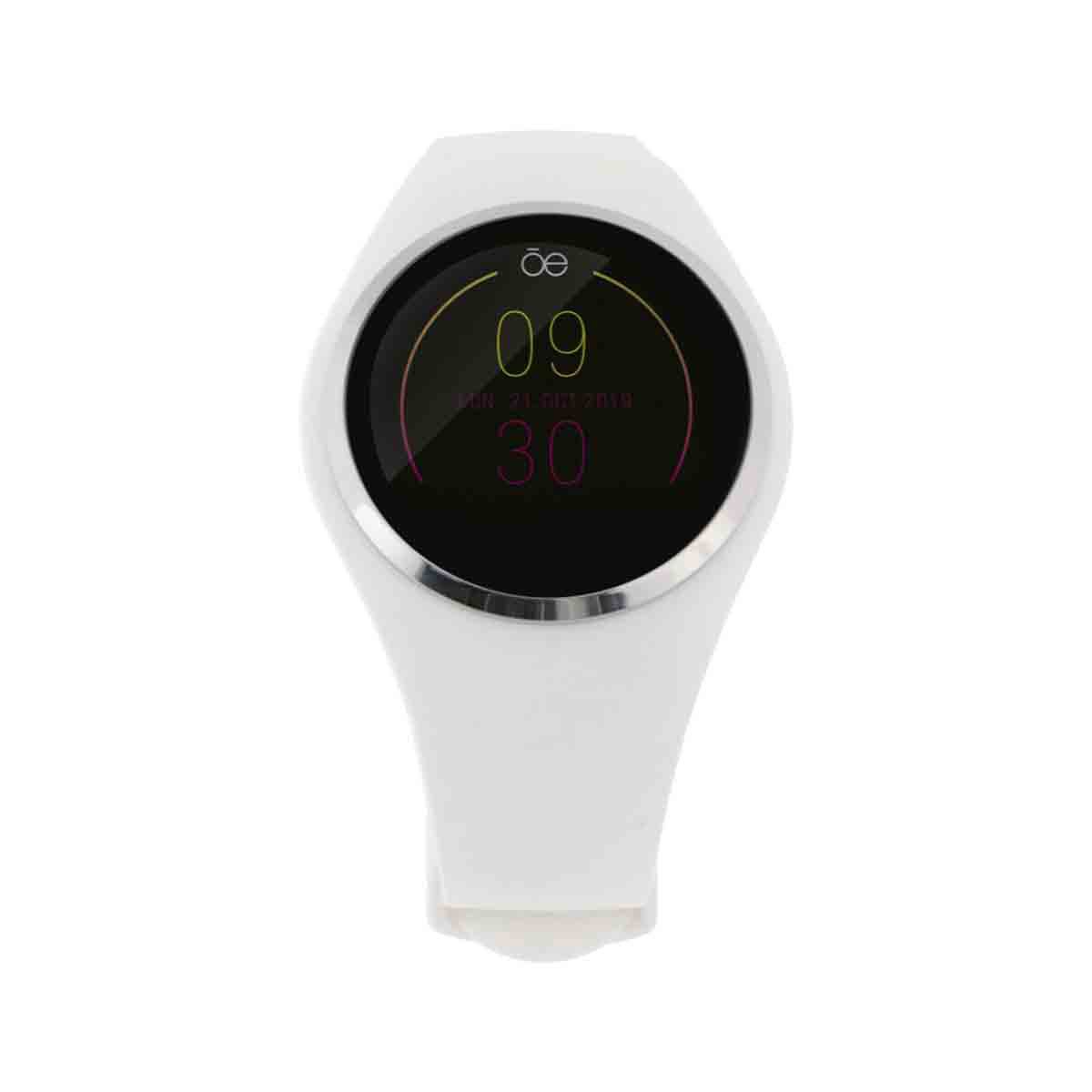 Smartwatch Cloe De Silicón Blanco Para Dama