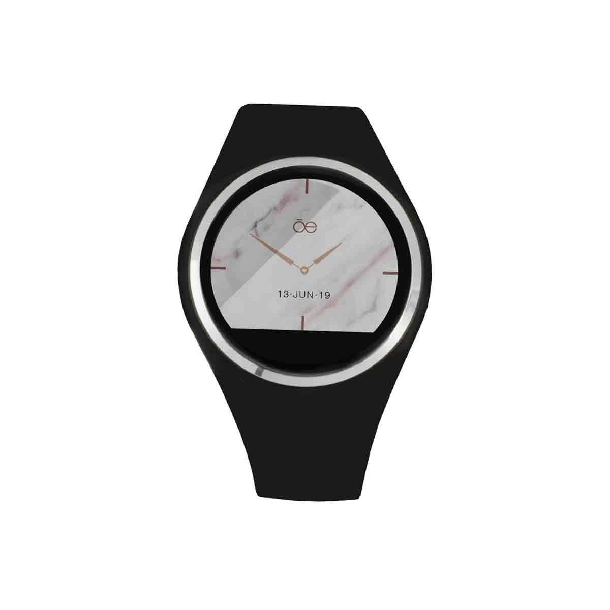Smartwatch Cloe De Silicón Negro Para Dama