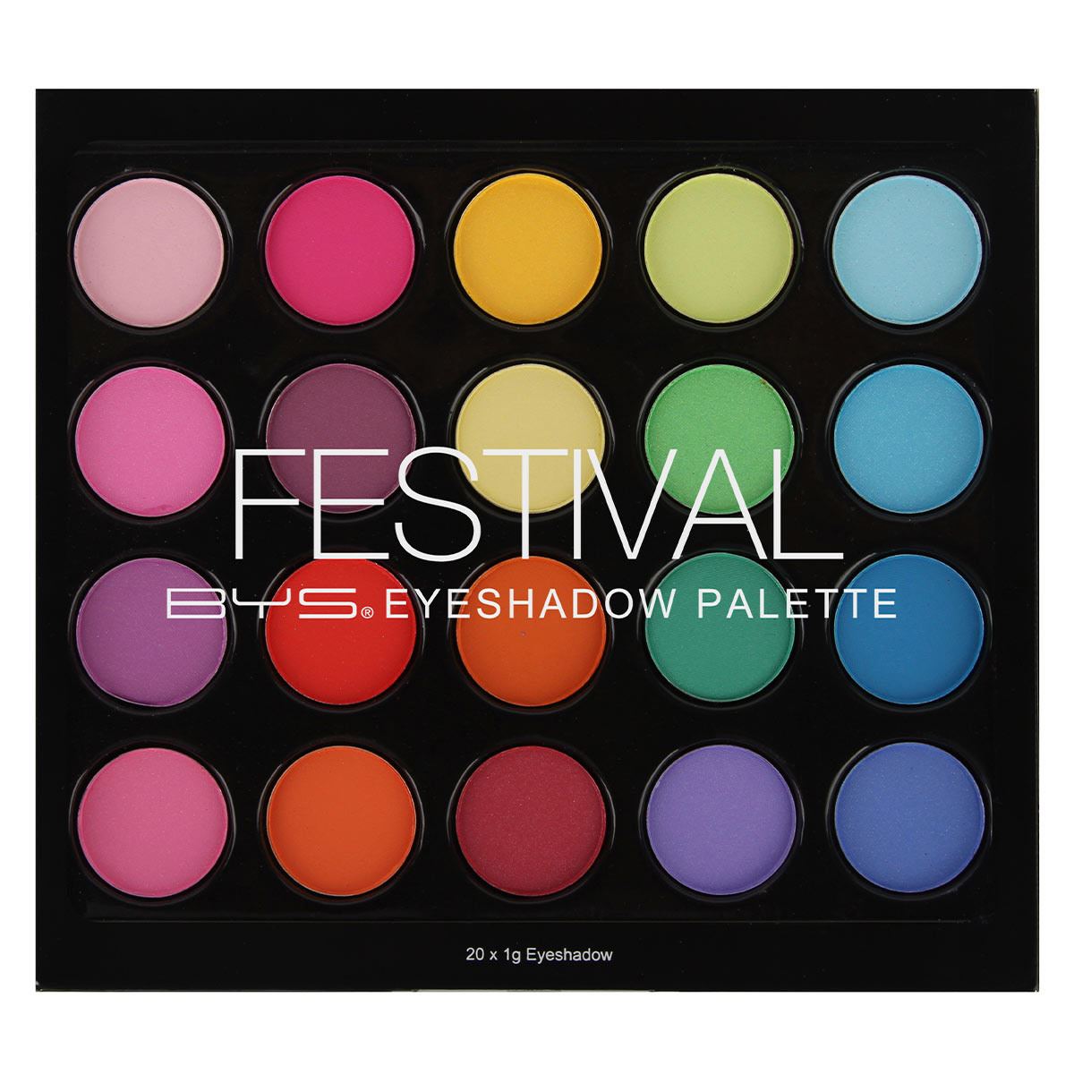 Paleta de Sombras 20 tonos Festival BY149 BYS
