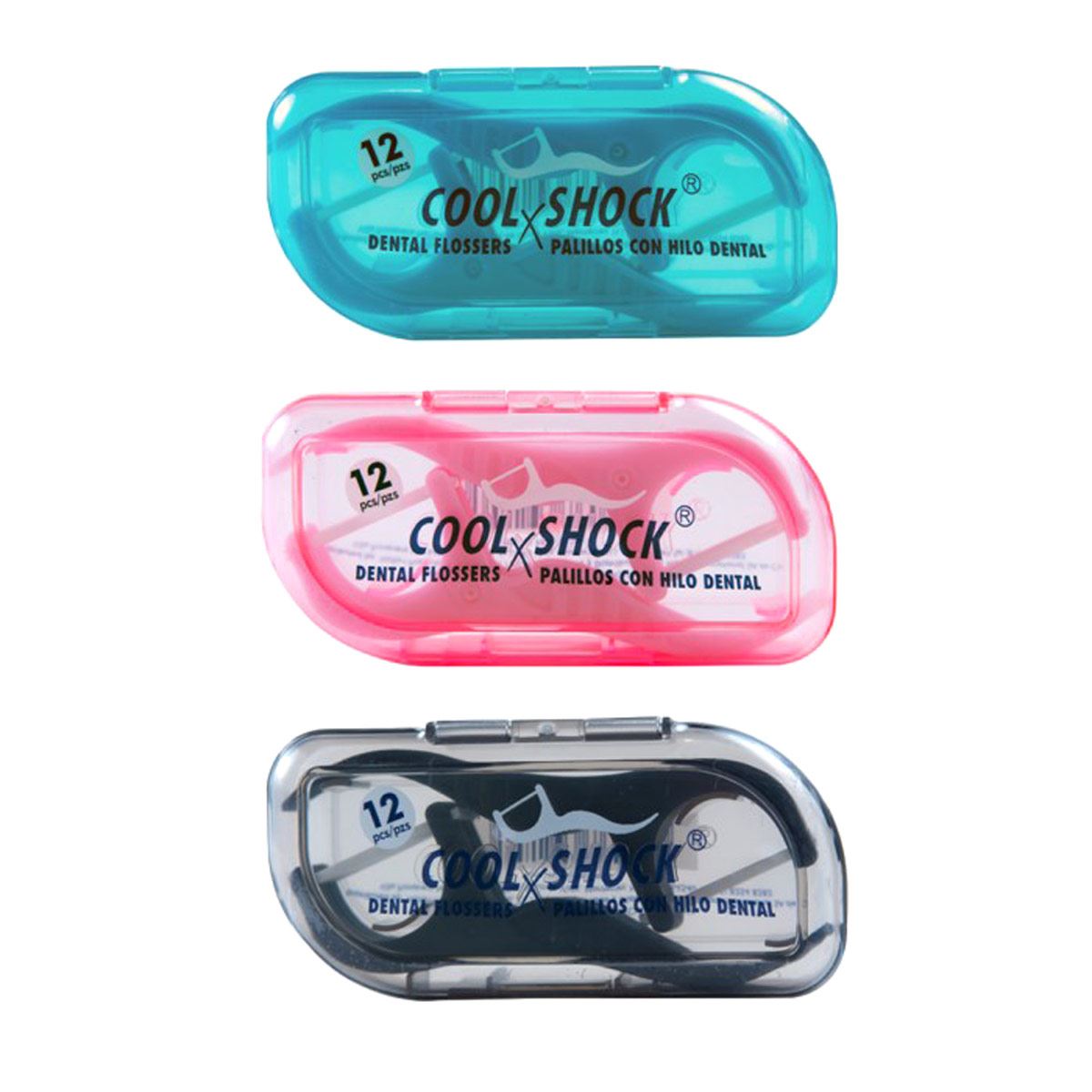Palillos con Hilo Dental Cool Shock 12p  Walfort