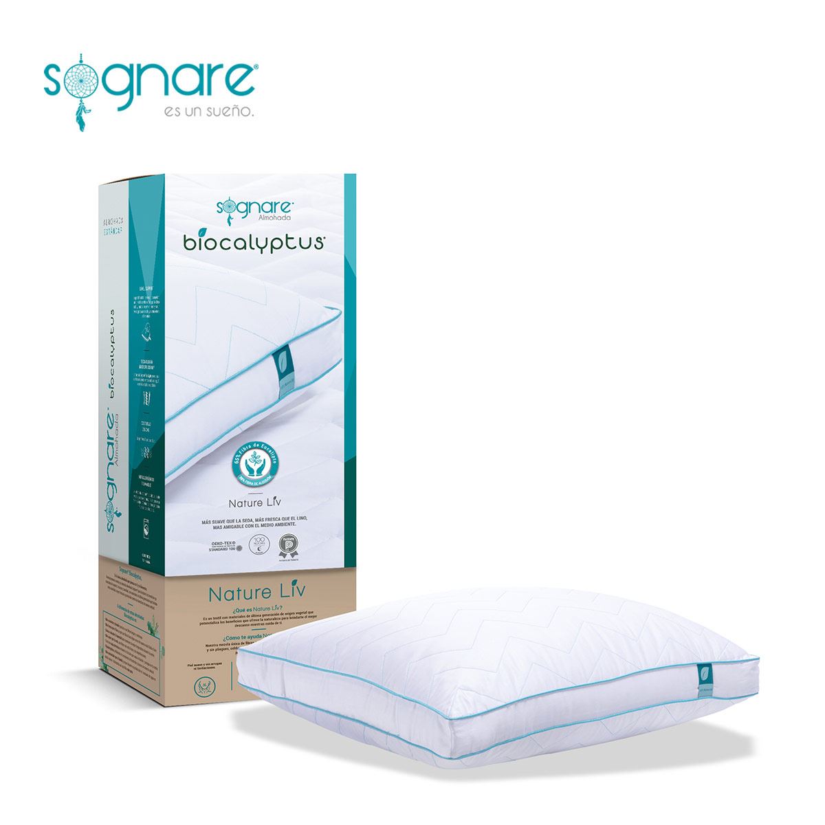 Almohada Biocalyptus Estándar Semi Firme