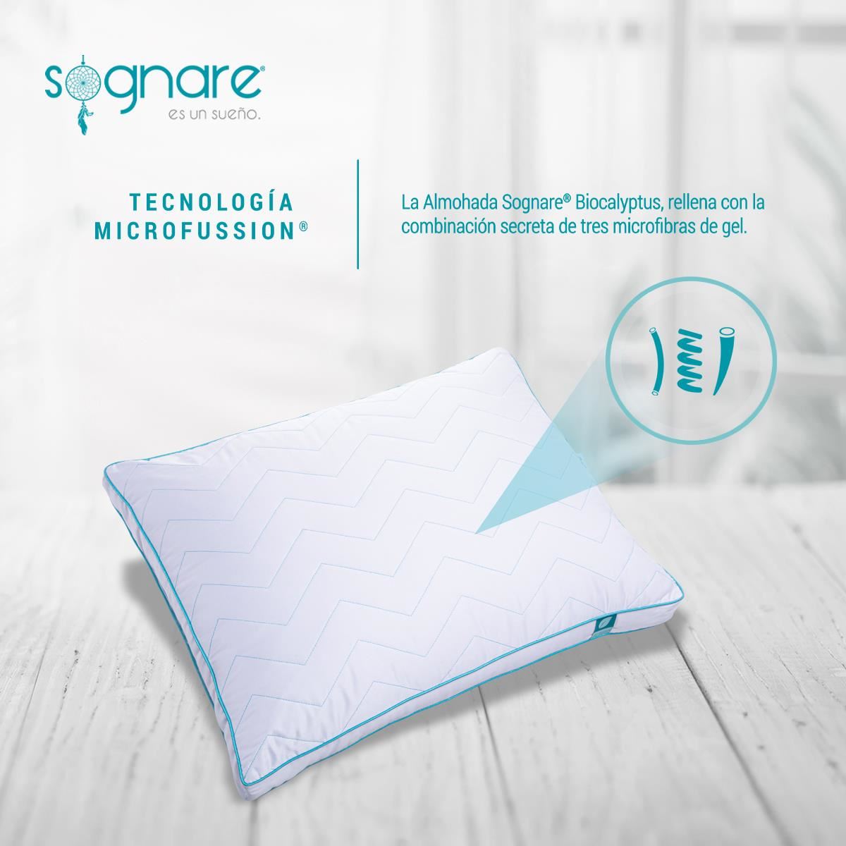 Almohada Biocalyptus Estándar Semi Firme