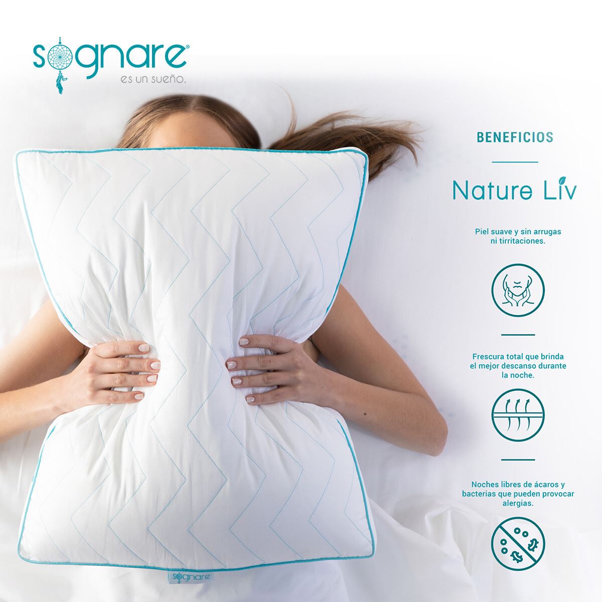 Almohada Biocalyptus Estándar Semi Firme