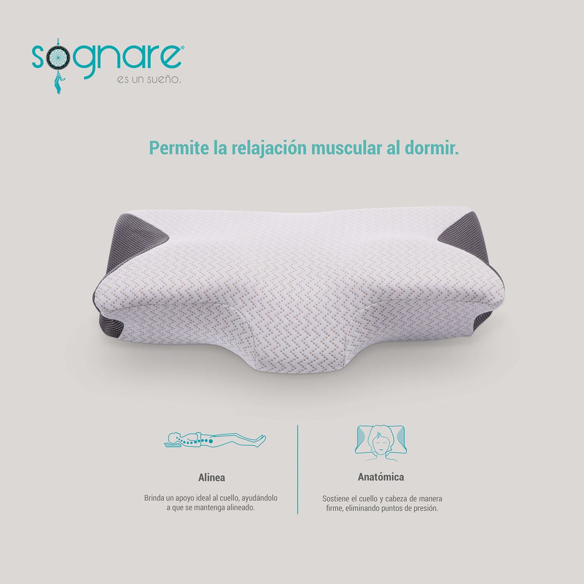 Sognare Cervicalm Almohada