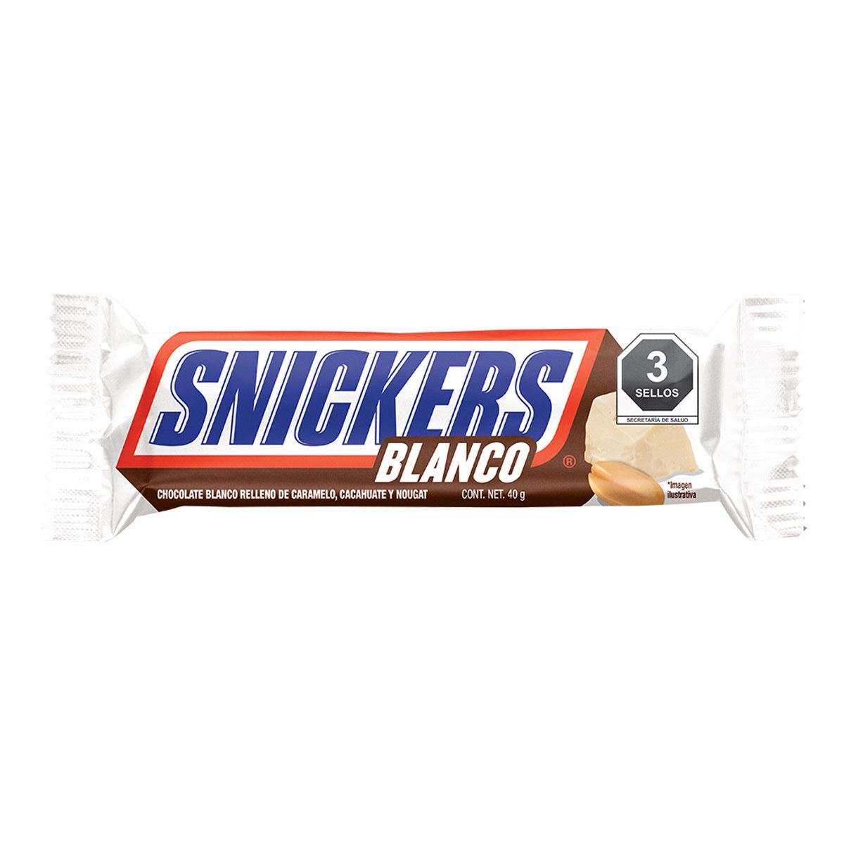 Snickers Blanco