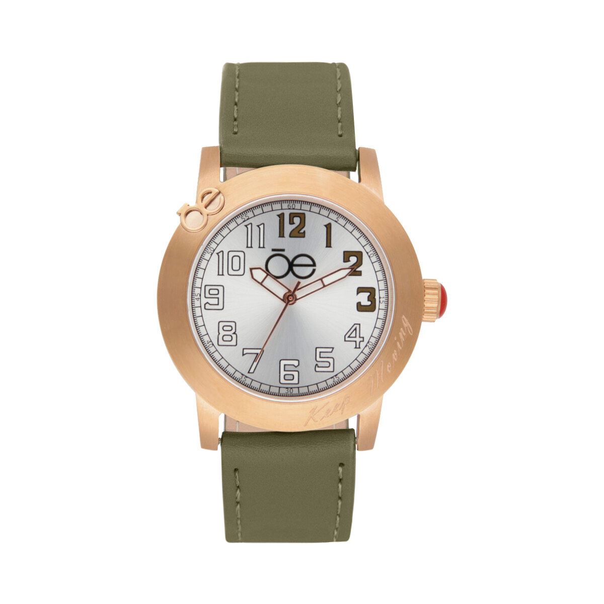 Reloj Cloe OE1925-GRN para Dama Piel