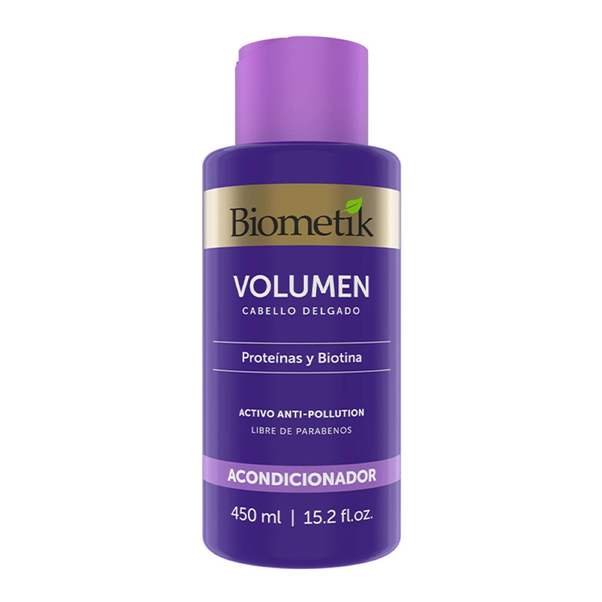 Acondicionador p/volumen con biotina 450ml Biometik
