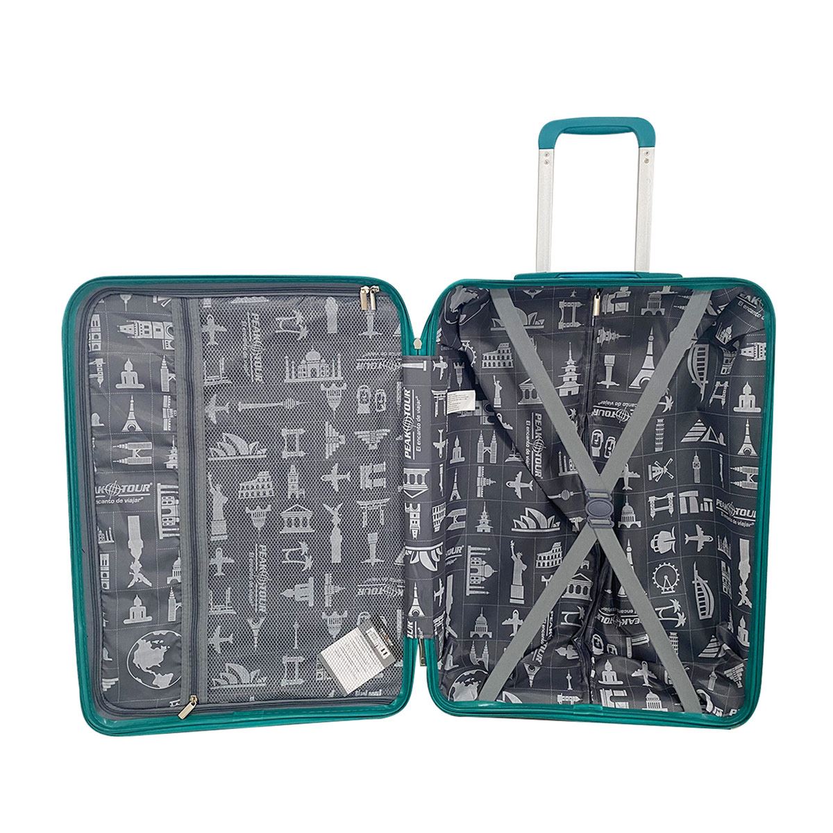 Maleta 24" Verde Doha Peaktour