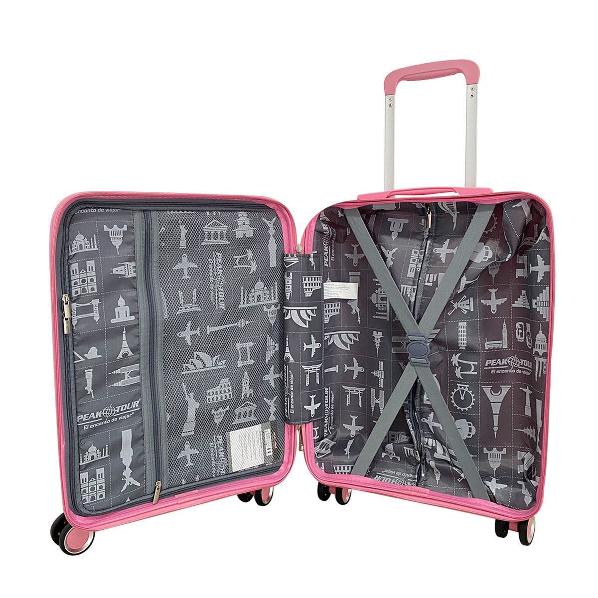 Maleta 20" Rosa Doha Peaktour