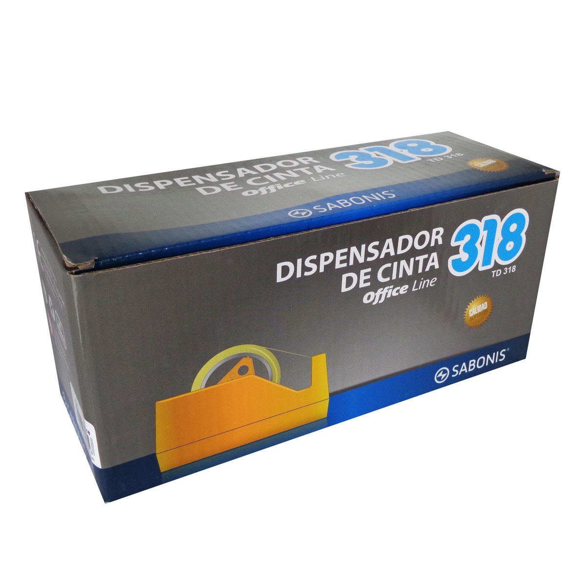 Despachador de cinta azul