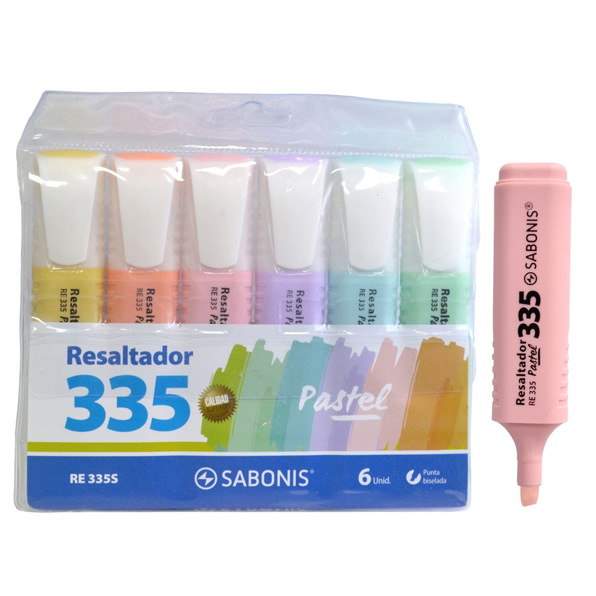 Set de Resaltador pastel Sabonis