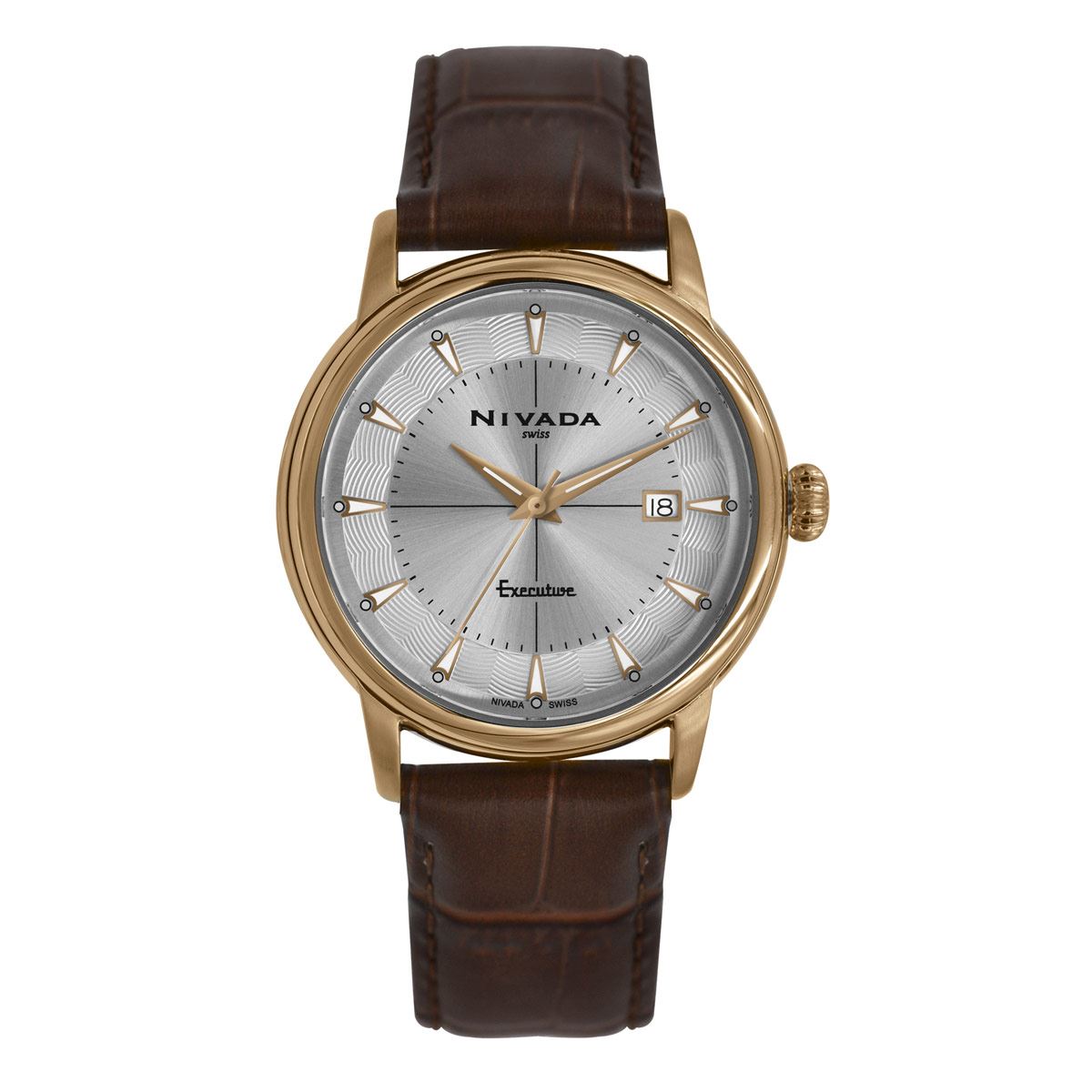 Reloj Nivada Executive Café Para Dama