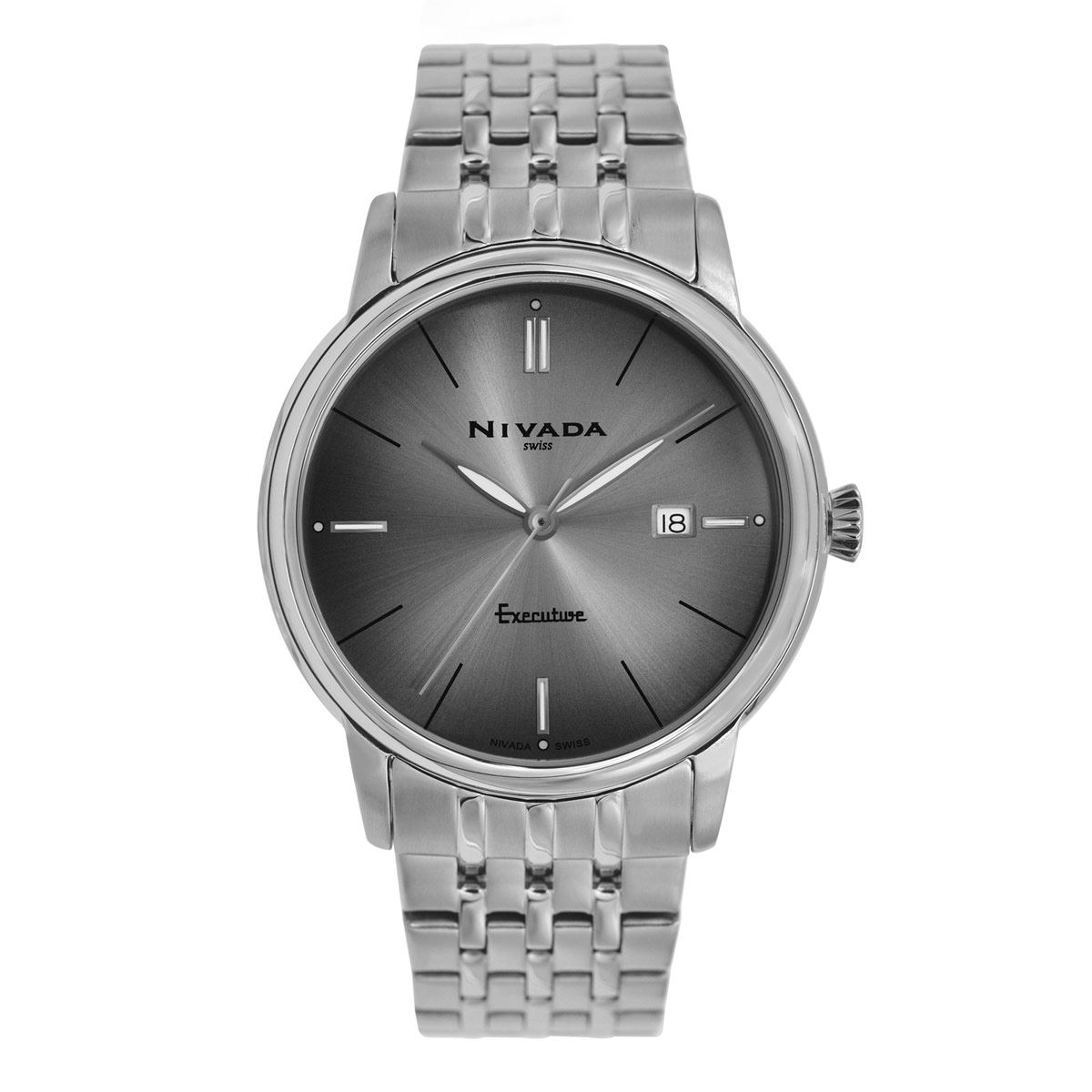 Reloj Nivada Executive Acero Para Caballero