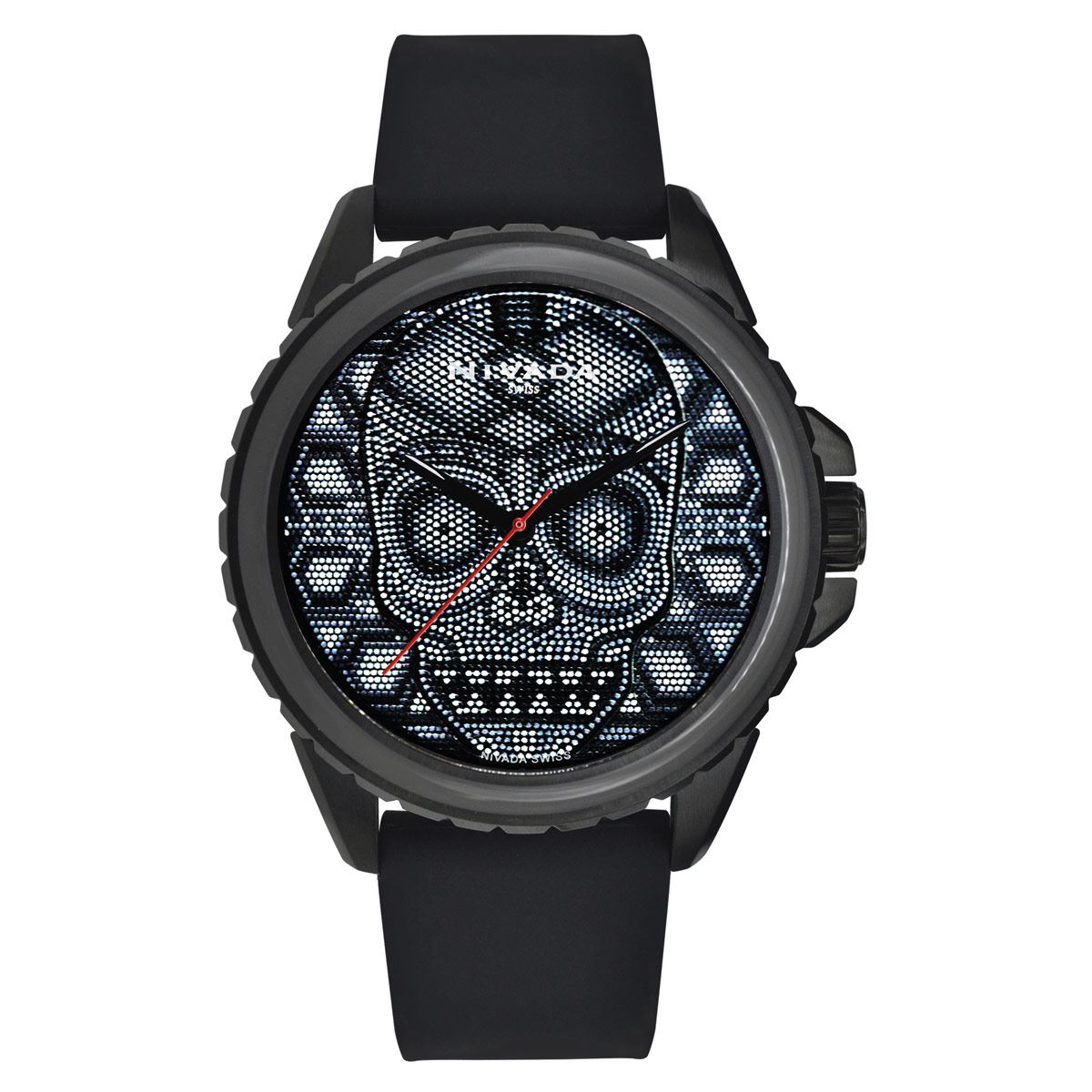 Reloj Nivada NP20022MPVGI Caballero Skull Negro