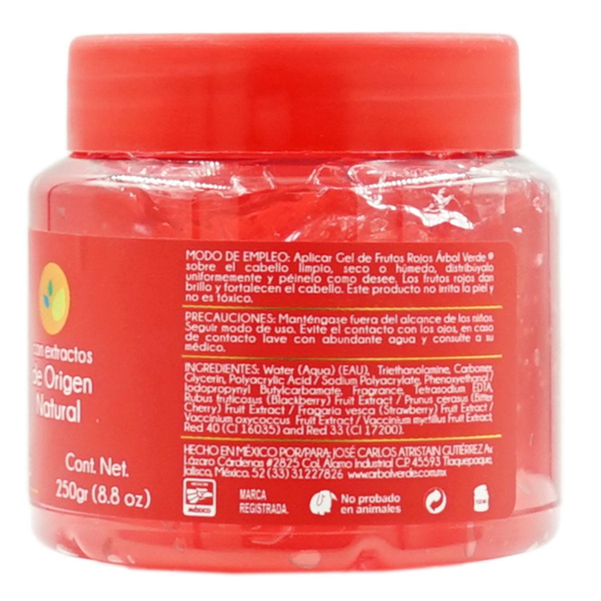 Gel Fijador de Frutos Rojos 250g