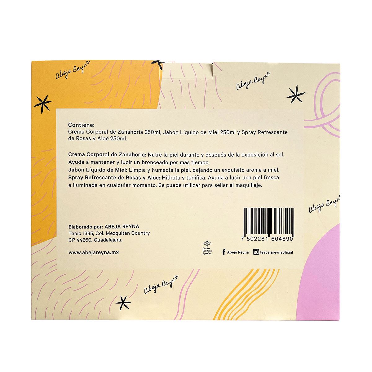 KIT ESENCIALES P/CUIDADO DE PIEL C/MIEL ABEJA REYNA