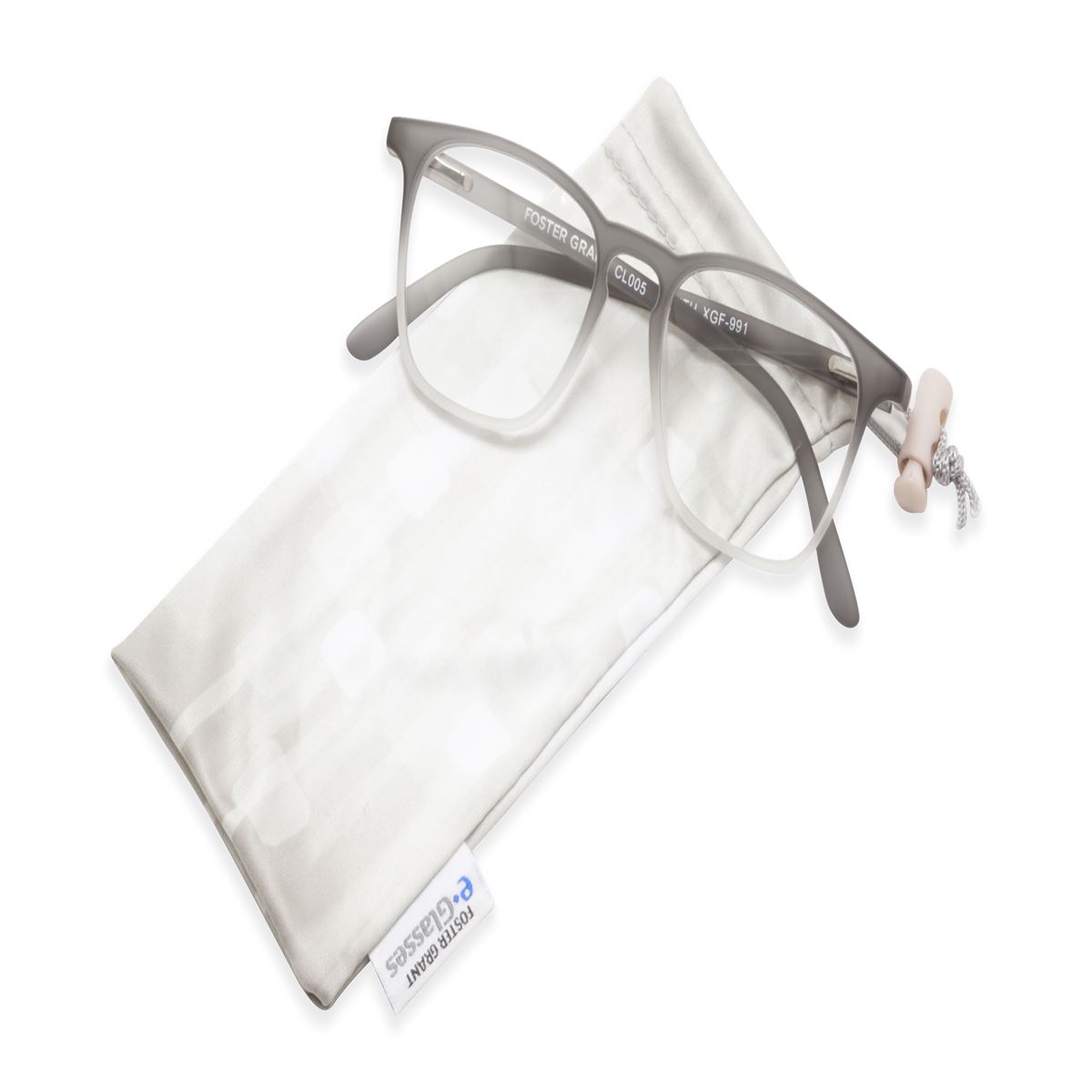 Lentes Con Protección Para Luz Azul E-Glasses Kennedy Gris Unisex