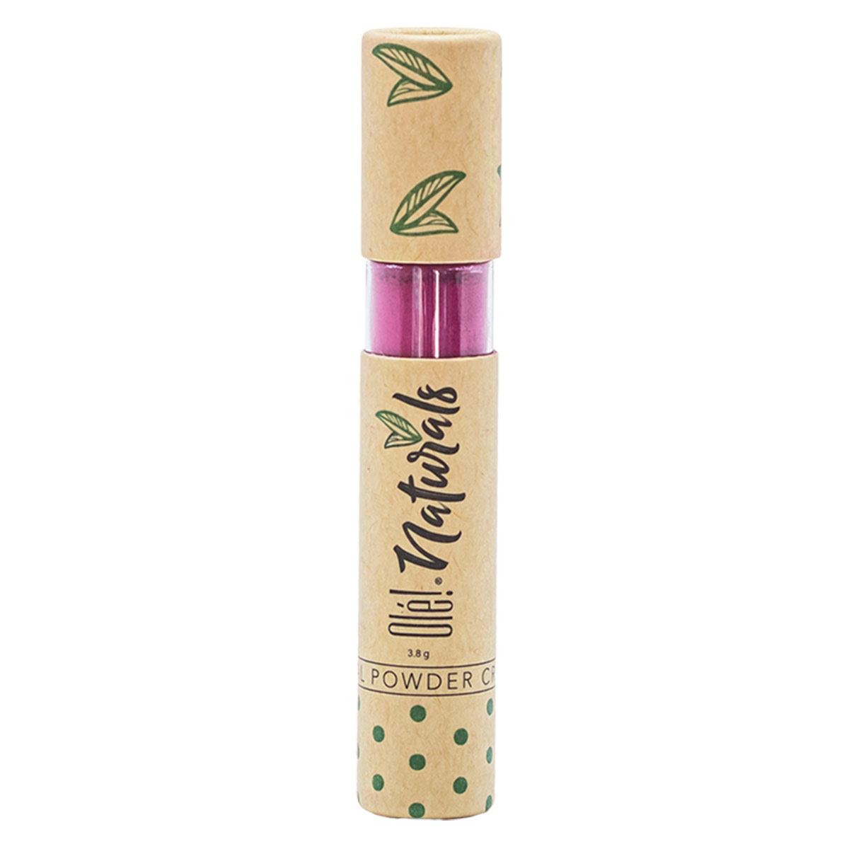 Olé! Naturals, labial indeleble en polvo color Malva, 3.8 gr