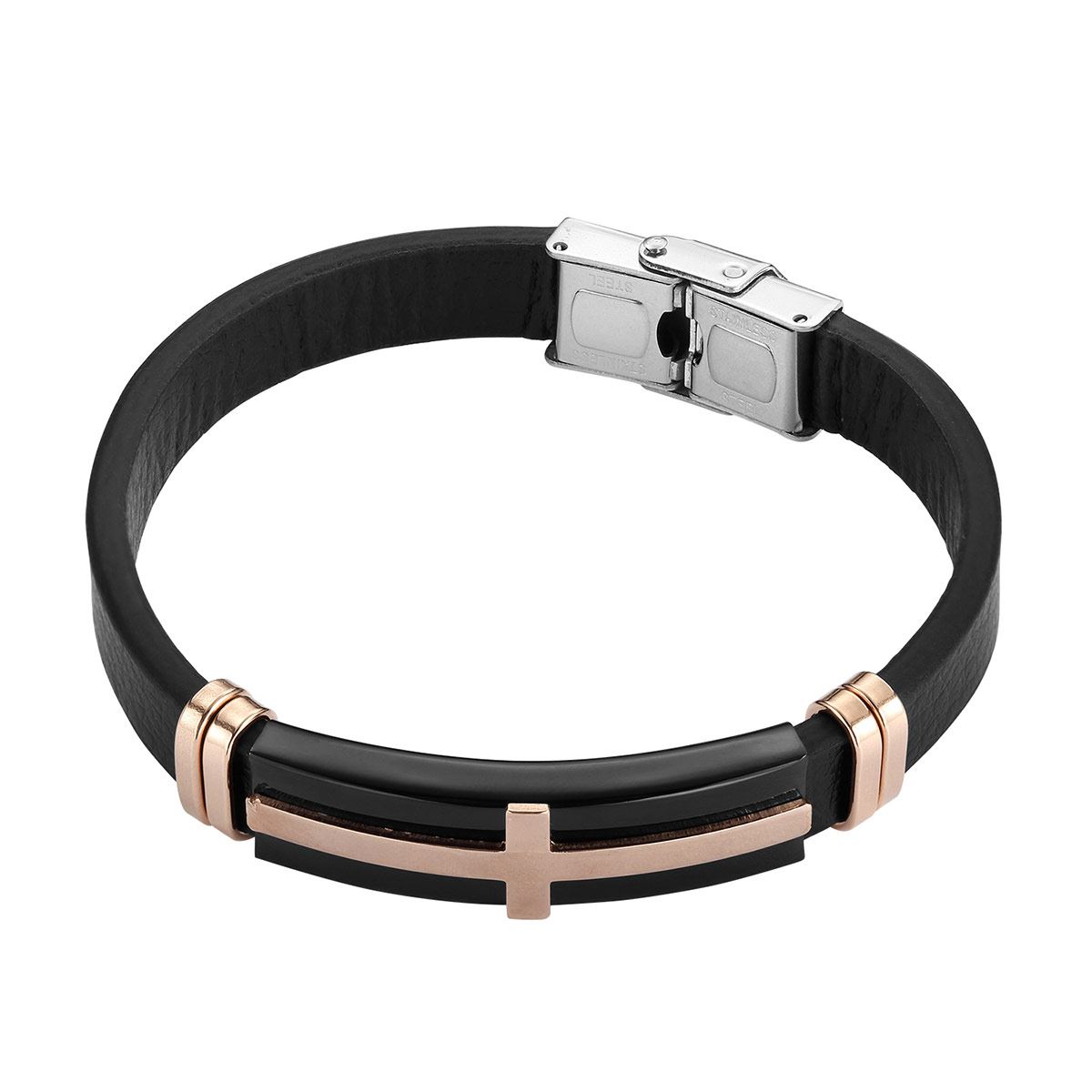 Pulsera de Acero Inoxidable Enso para Hombre EMB0003B Negro